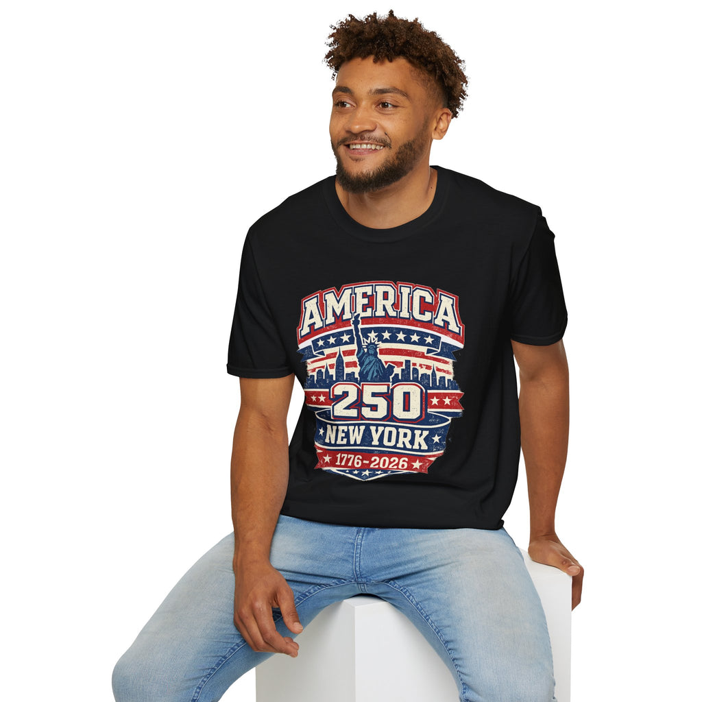 America 250 New York — 1776-2026 Patriotic Tee