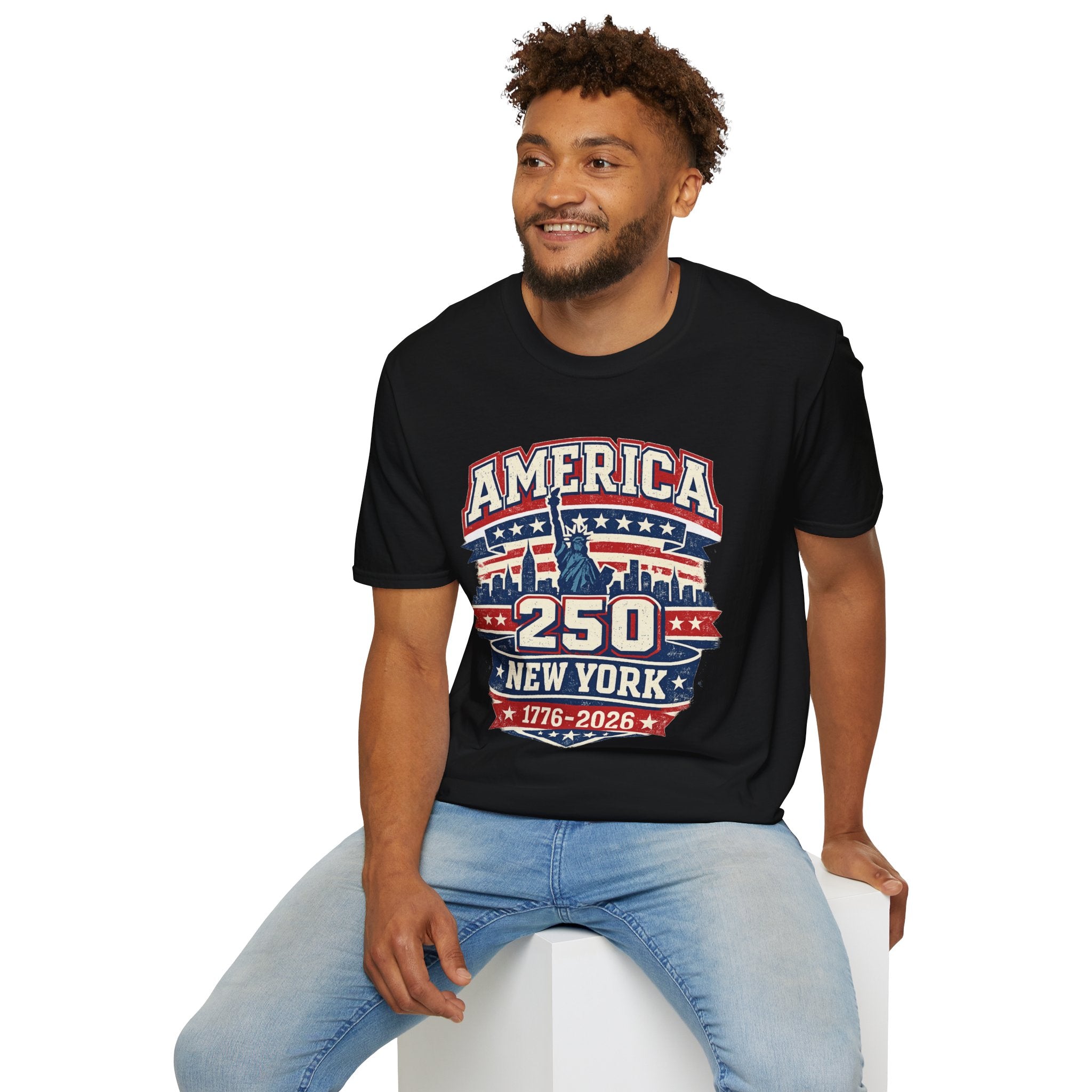 America 250 New York — 1776-2026 Patriotic Tee