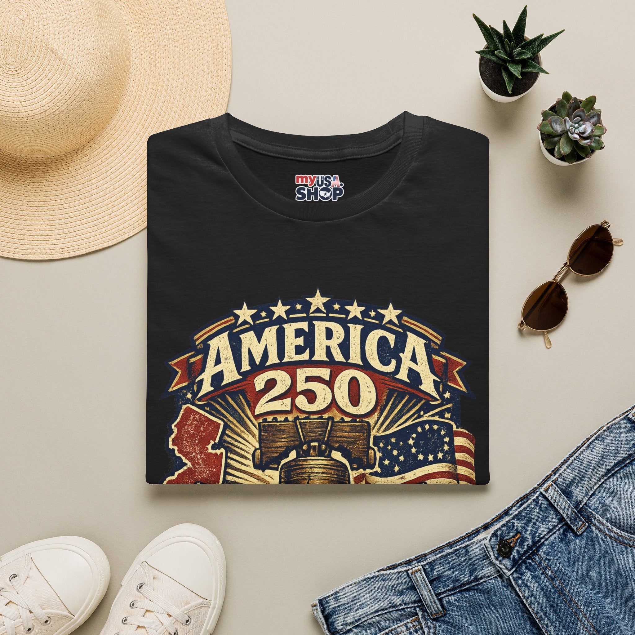 America 250 — New Jersey Bicentennial 1776–2026 Celebratory