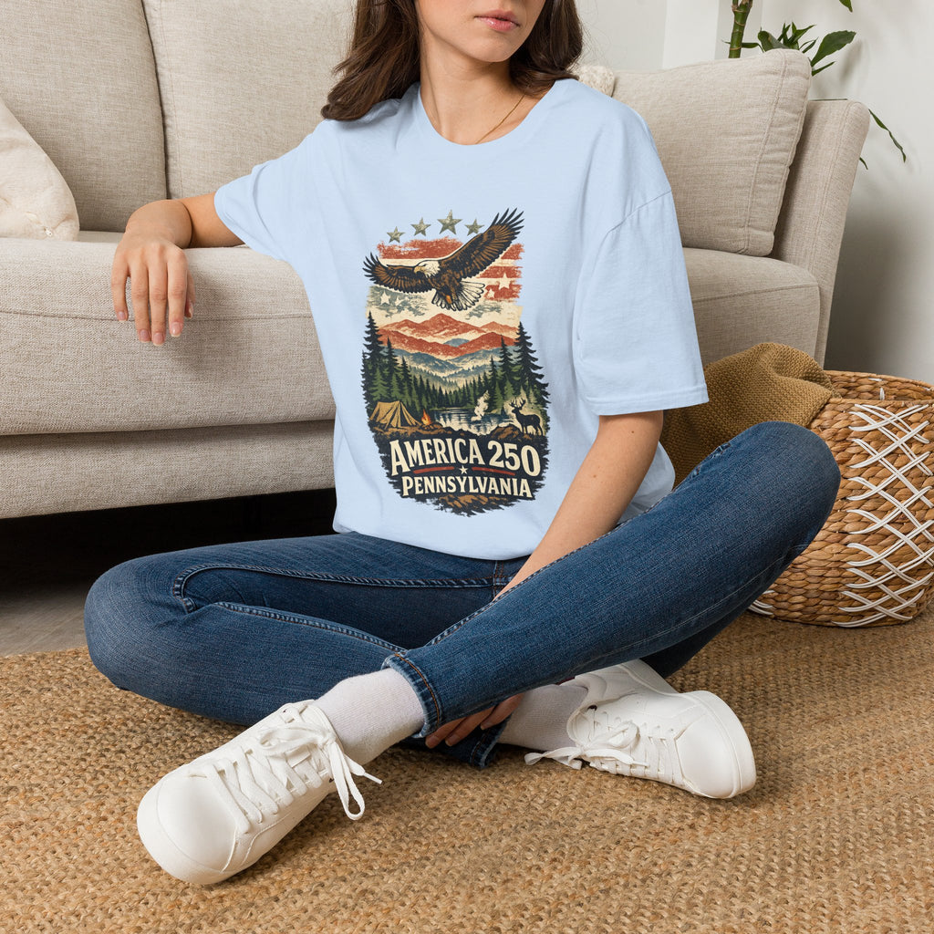 Pennsylvania America 250 Shirt — Wilderness Eagle Outdoor Graphic Tee