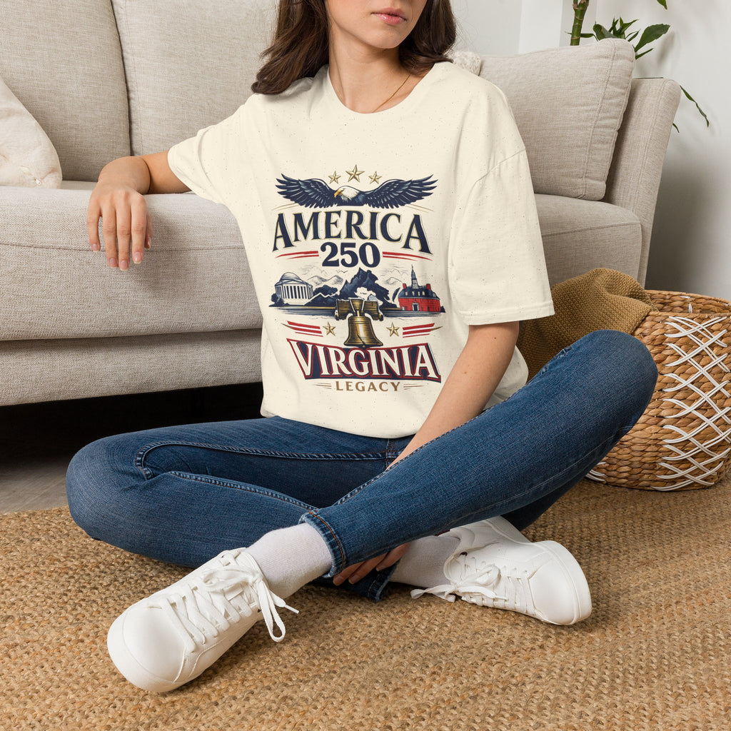 America 250 T‑Shirt – Virginia Legacy Patriotic Anniversary Tee