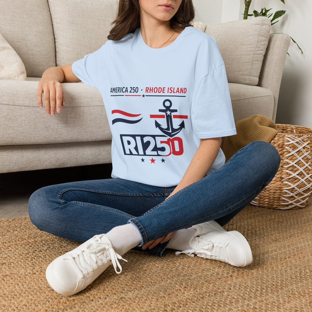 RI250 Rhode Island America 250 Shirt — Modern Nautical Graphic Tee