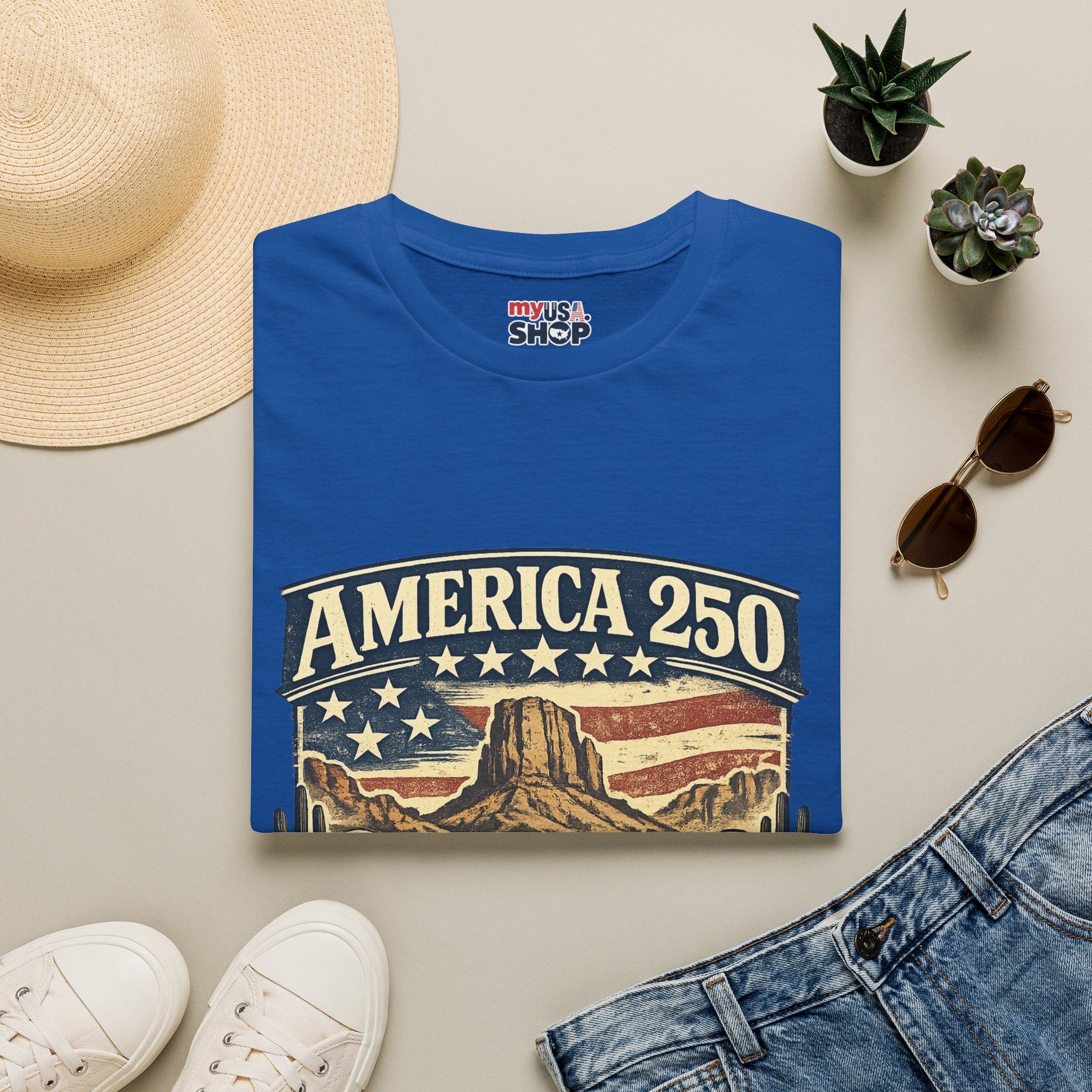 America 250 Shirt — Oregon Western Pioneer Trail Graphic Tee