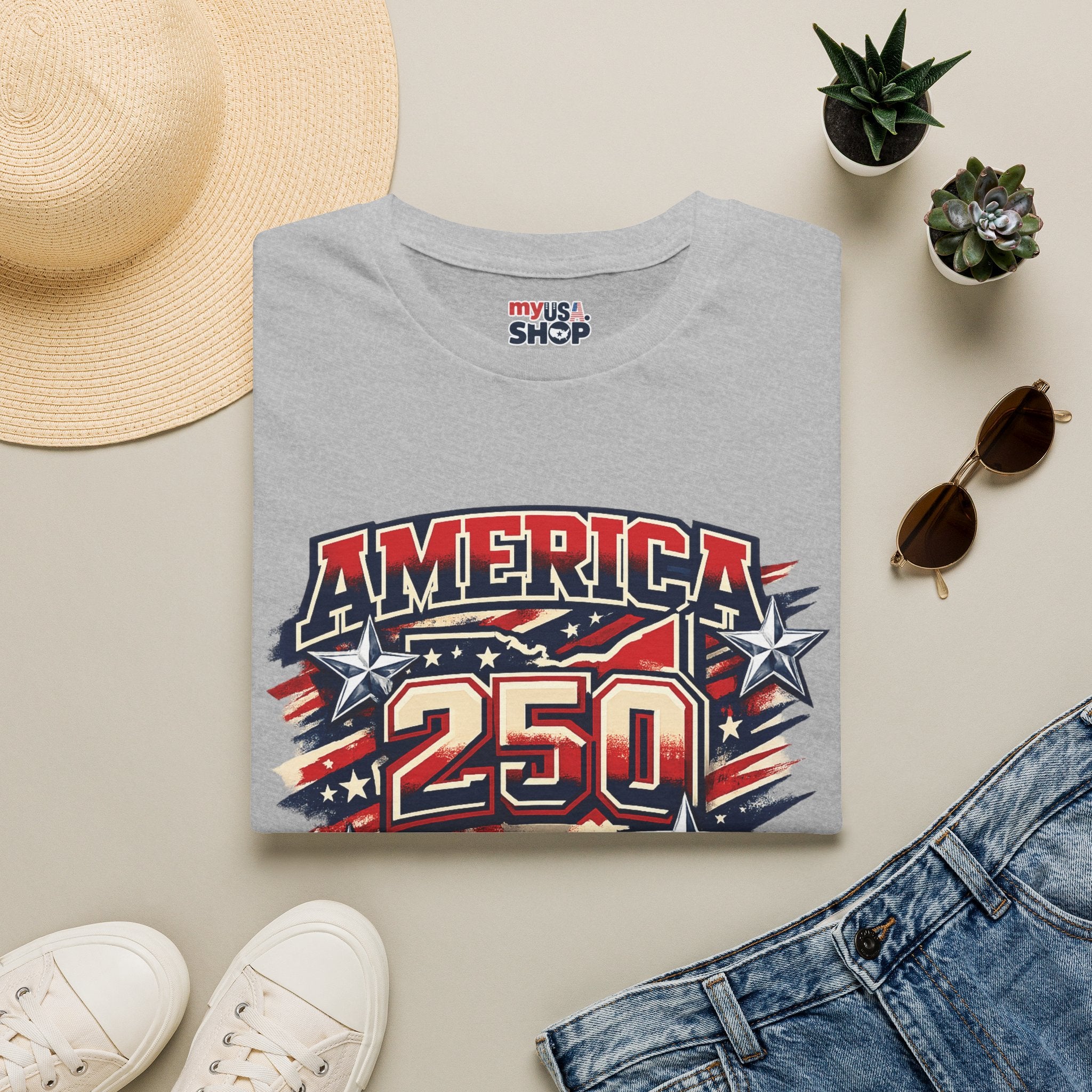 America 250 – Ohio Celebrating History Patriotic Vintage Tee Design