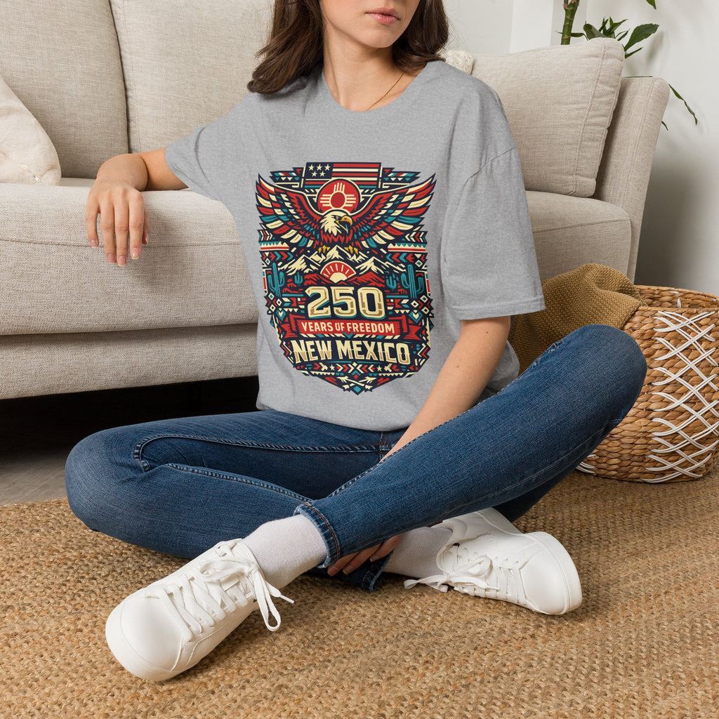 America 250 x New Mexico 250th Anniversary Eagle — State Pride Patriotic