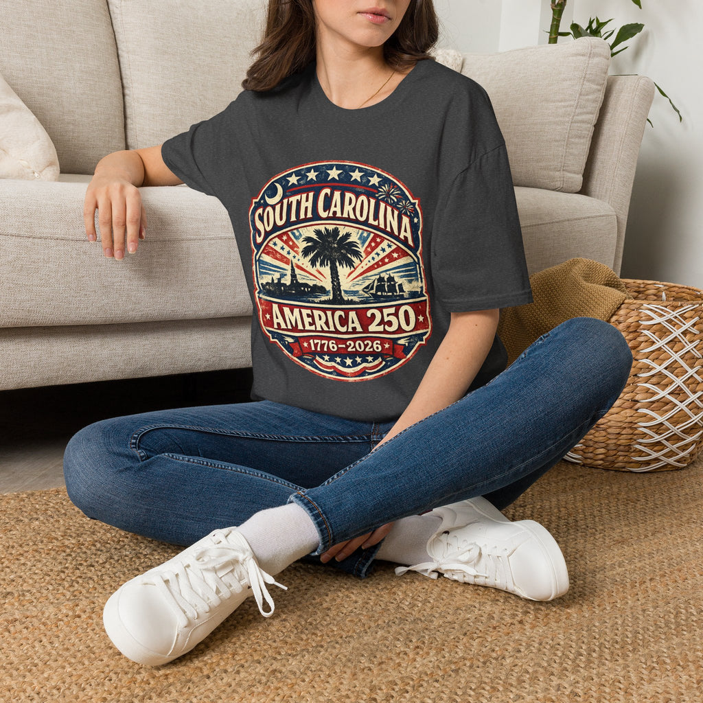 America 250 South Carolina Anniversary T-Shirt — Retro State Pride Tee