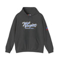 West Virginia Mountain State Heavy Blend Hooded Sweatshirt
