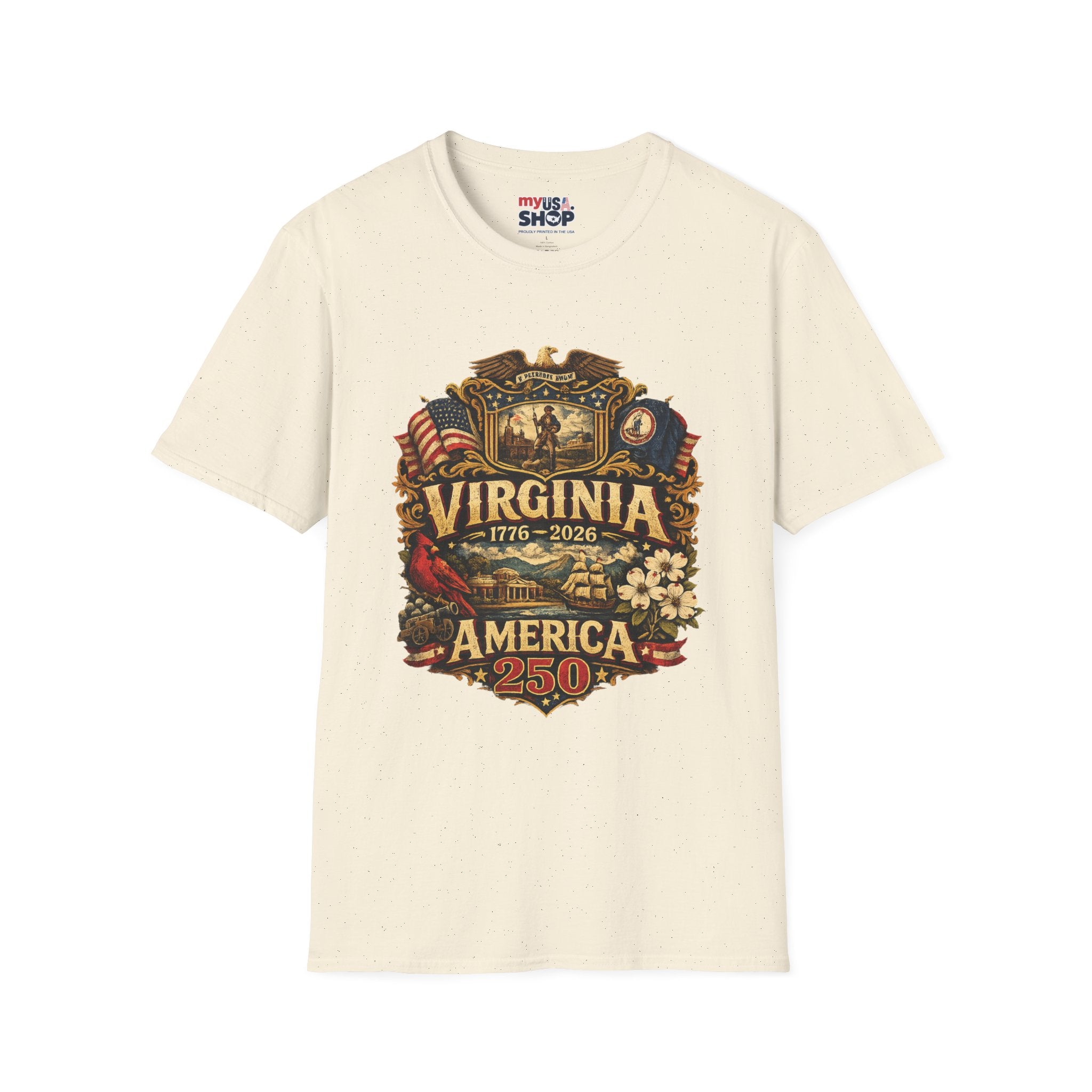 America 250 Co Virginia 250th Anniversary T-Shirt - Commemorative State Pride Tee