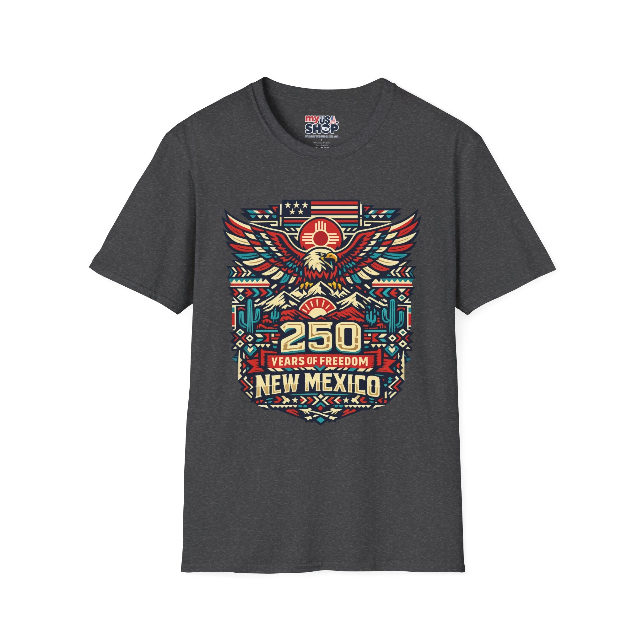 America 250 x New Mexico 250th Anniversary Eagle — State Pride Patriotic