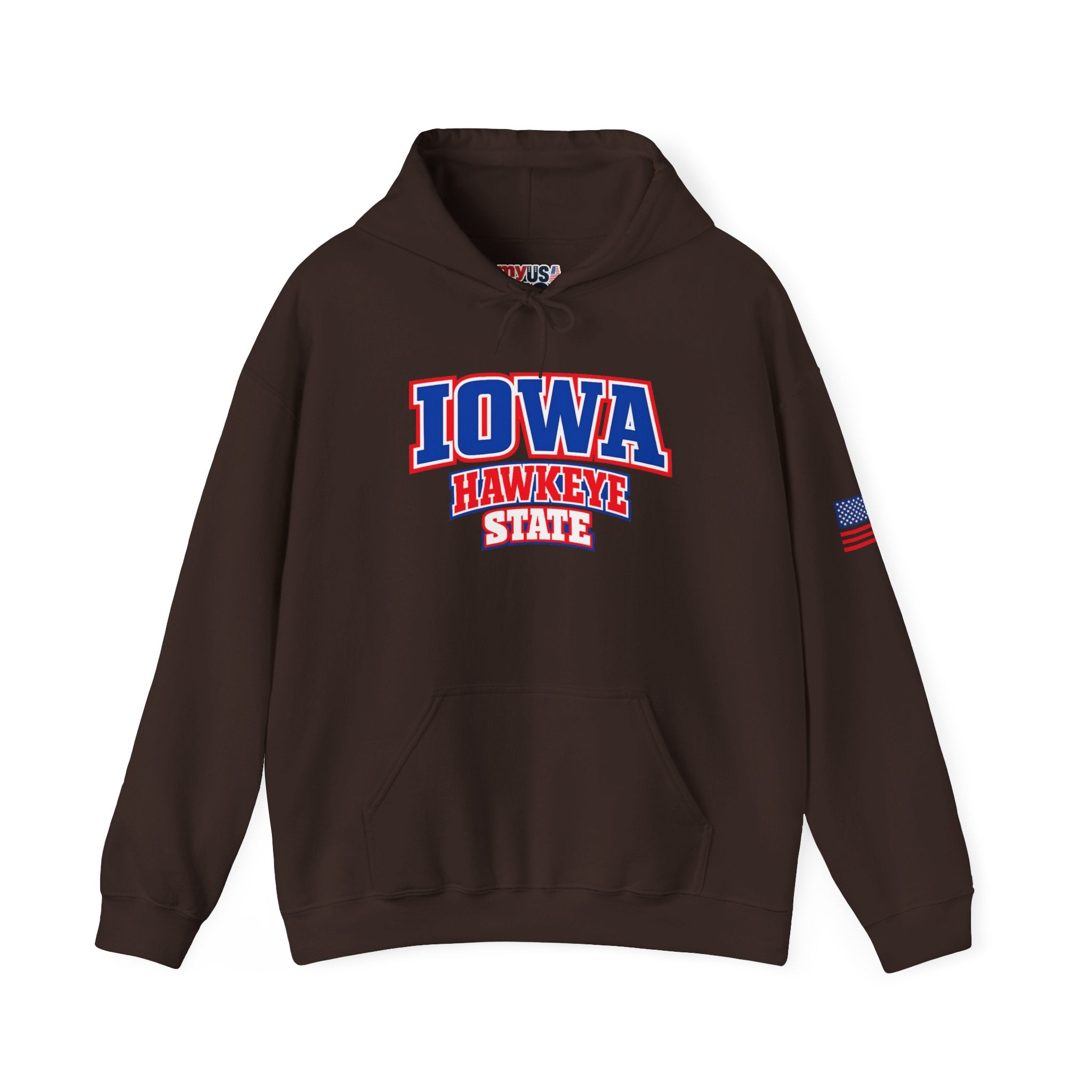 Iowa Hawkeye State Heavy Blend Hooded Sweatshirt