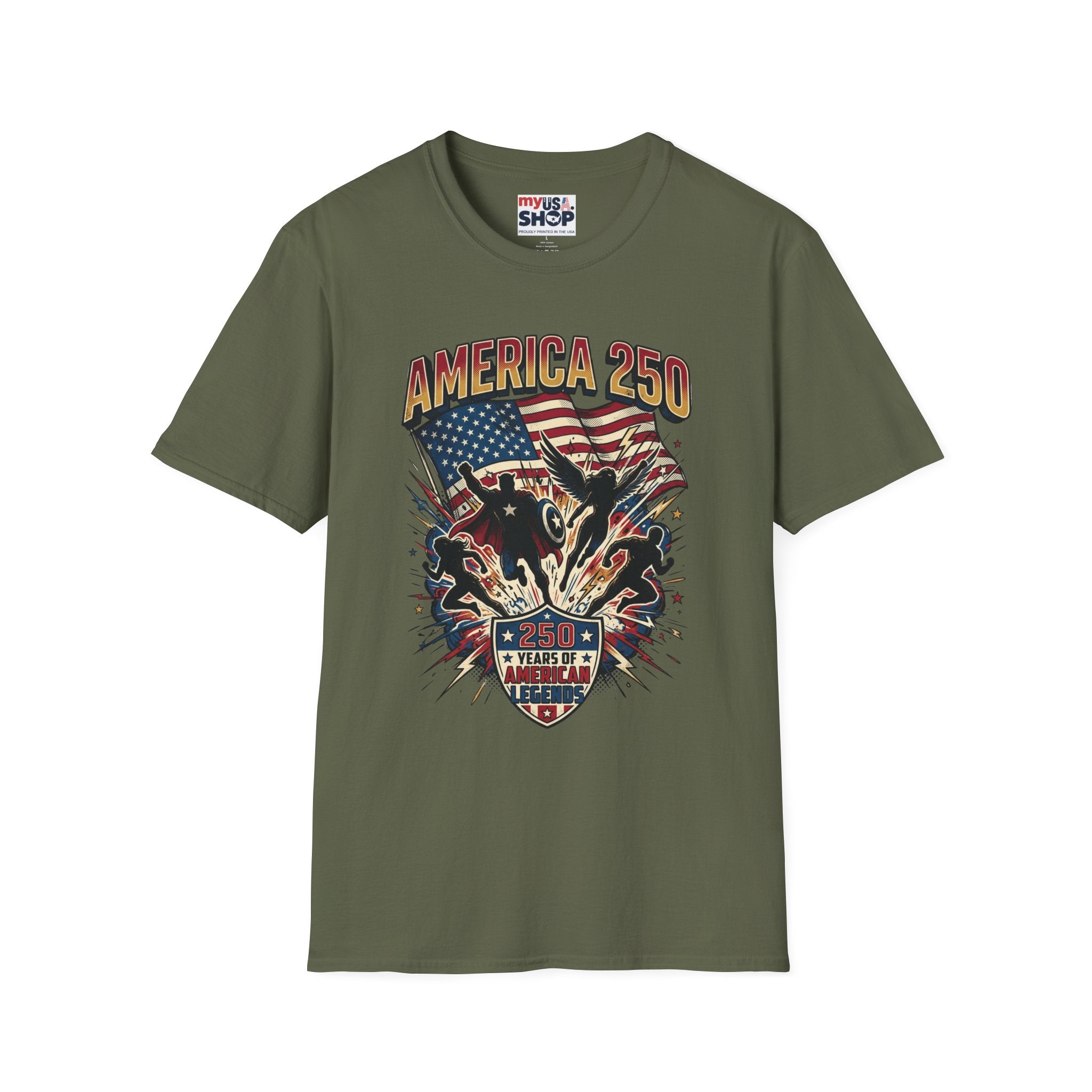 America 250 Unisex Softstyle T-Shirt - Celebrate 250 Years of American Freedom Pop Culture