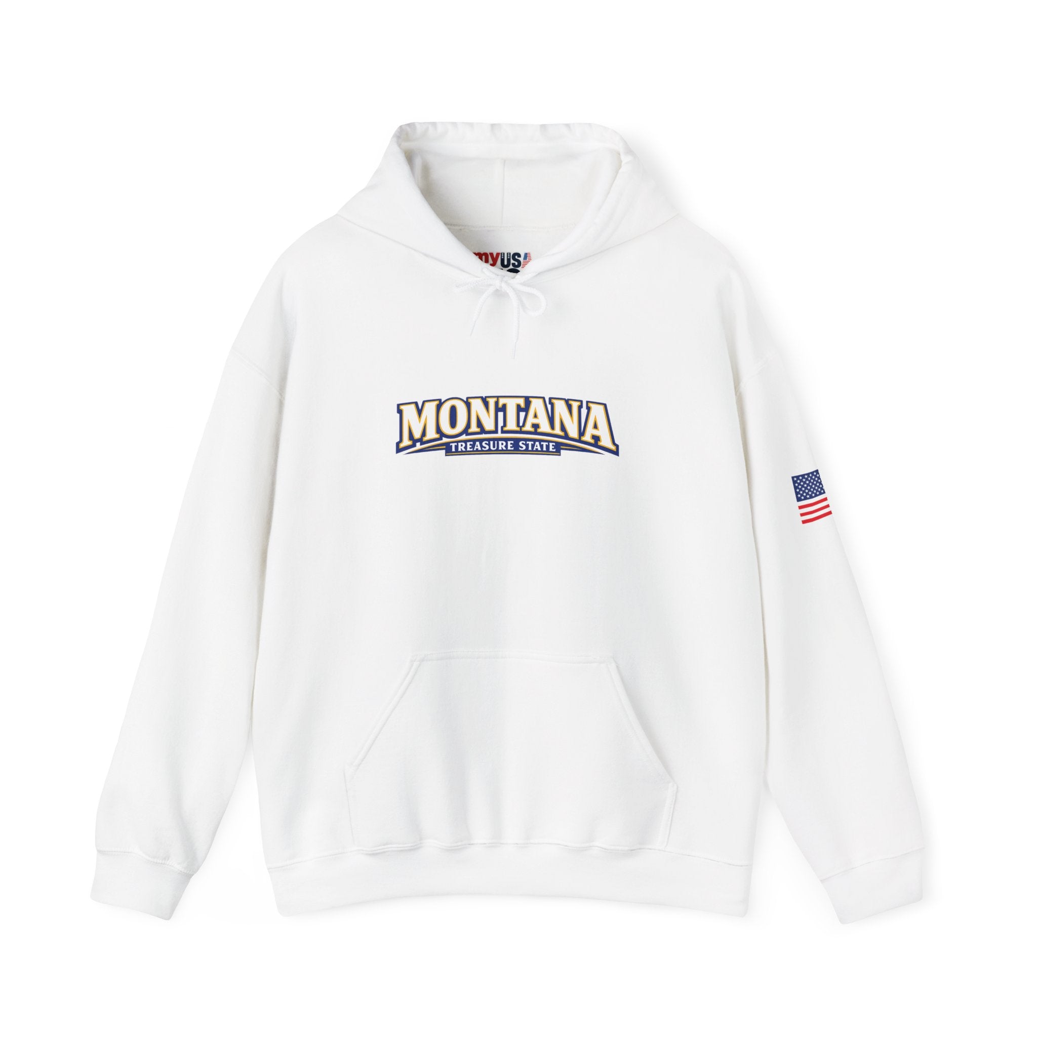 Montana Treasure State Heavy Blend Hooded Sweatshirt