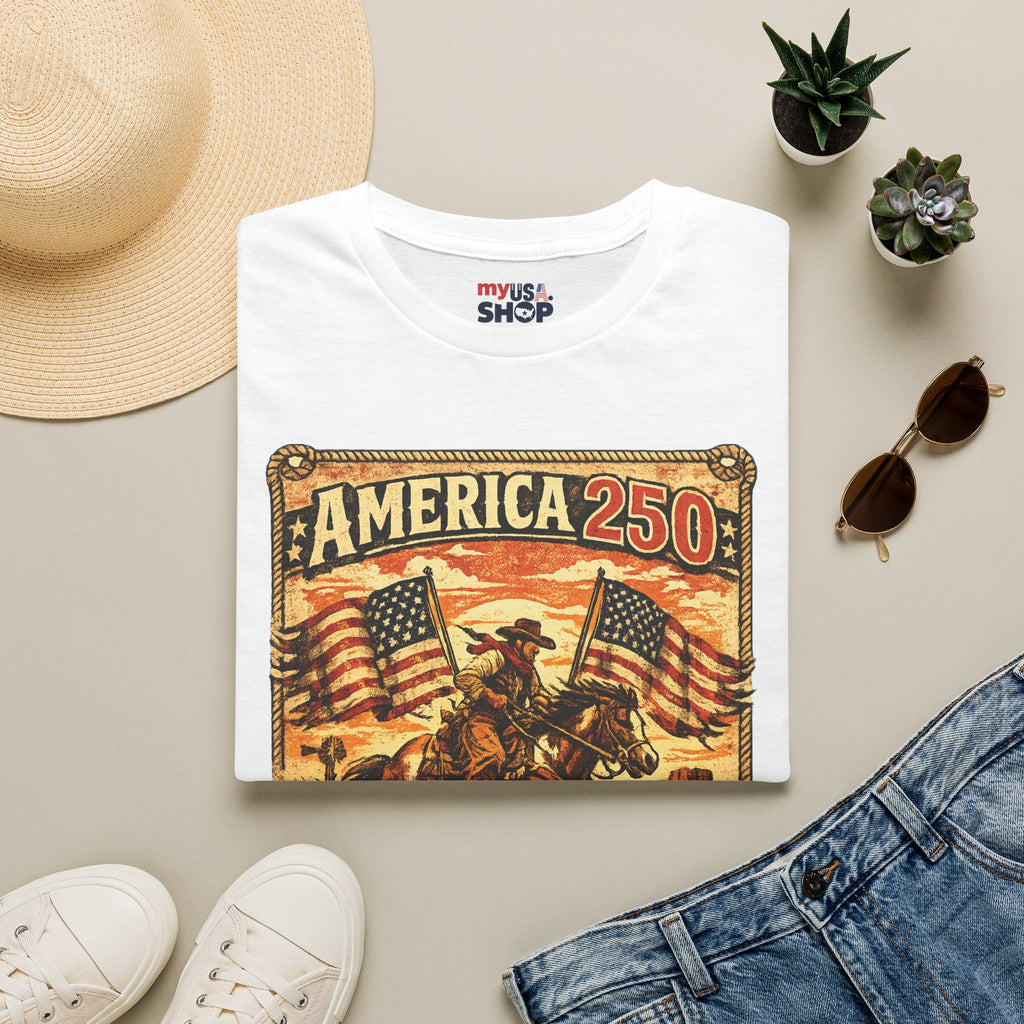America 250 Nebraska Strong T-Shirt — Patriotic Centennial Retro Tee