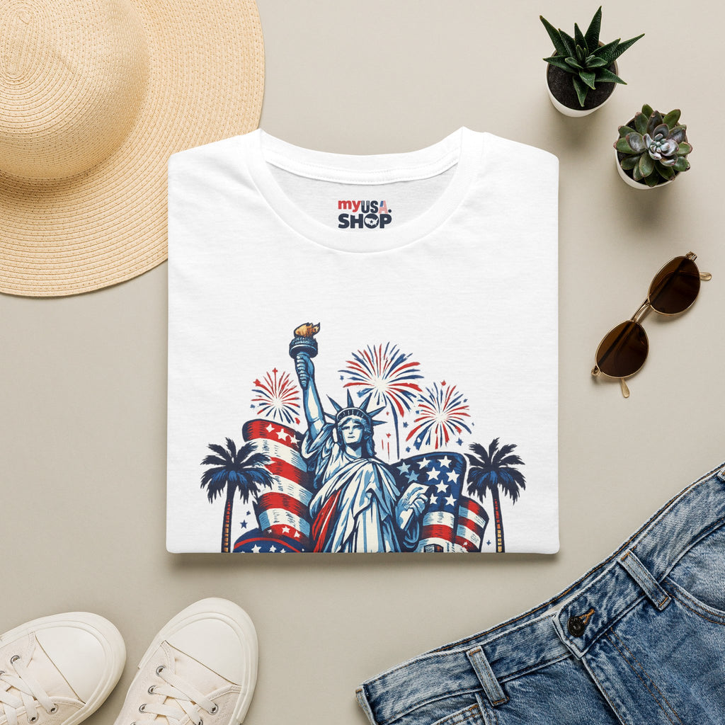 America 250 Statue of Liberty in Los Angeles California Tee