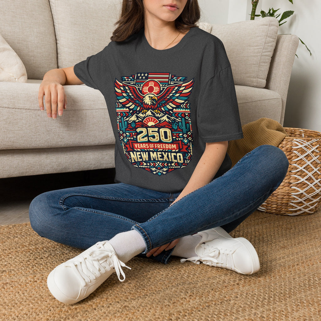 America 250 x New Mexico 250th Anniversary Eagle — State Pride Patriotic