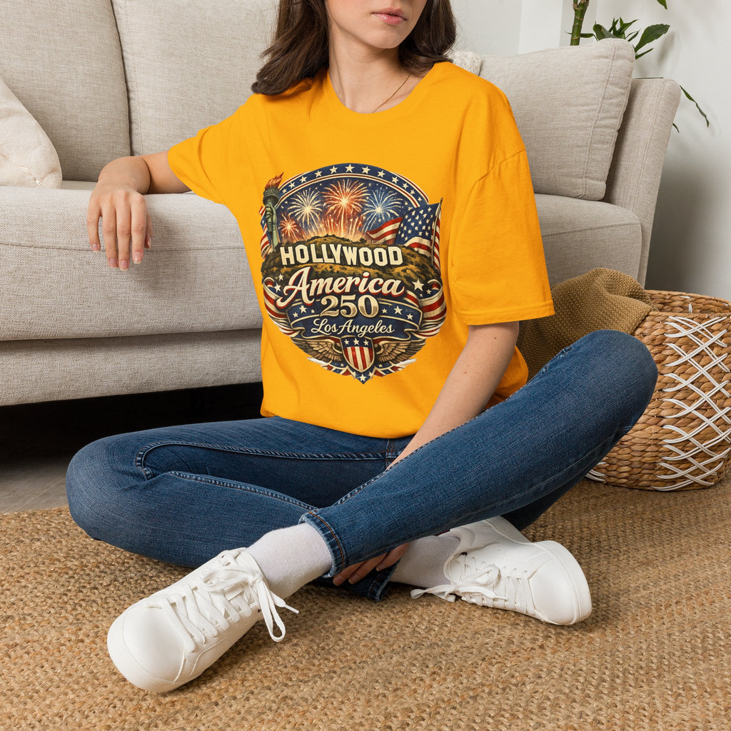 Los Angeles Hollywood Meets America 250 California Tee