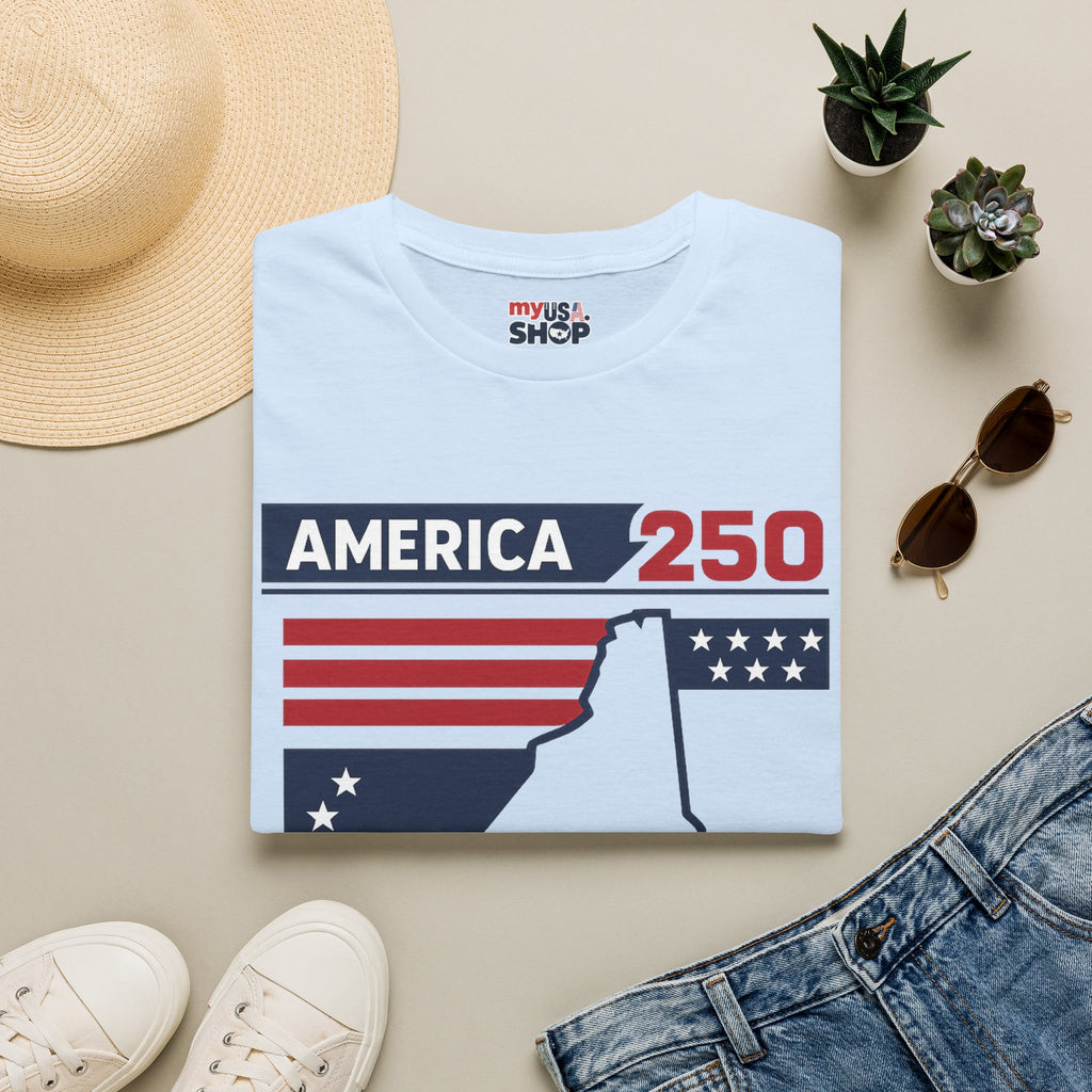 America 250 New Hampshire T-Shirt — 250 Years of Freedom (1776–2026)