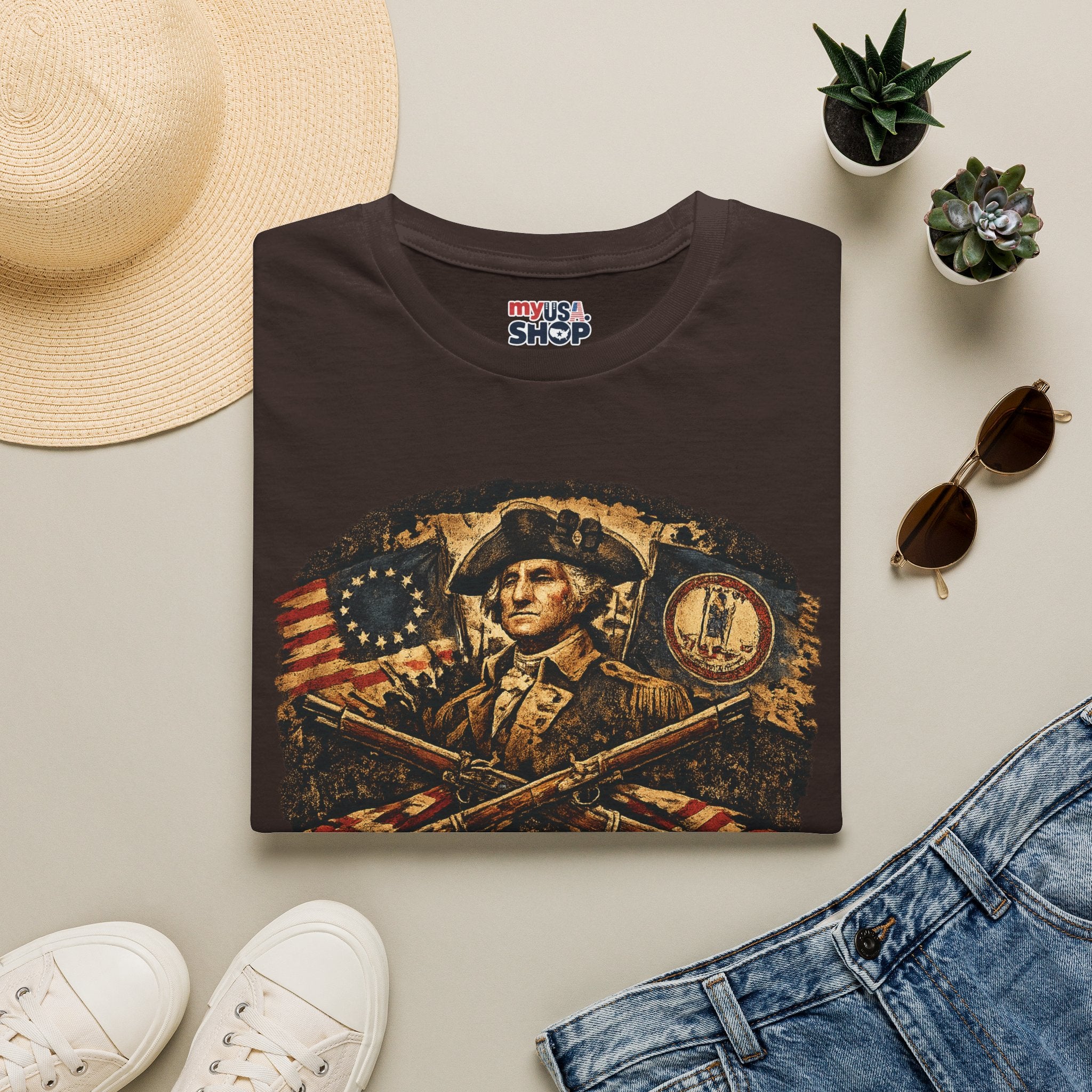 America 250 Virginia- American Freedom Tee Design