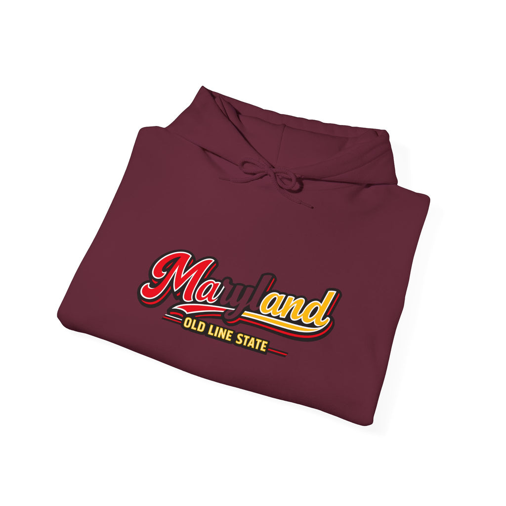 Maryland Old Line State Heavy Blend Hooded Sweatshirt