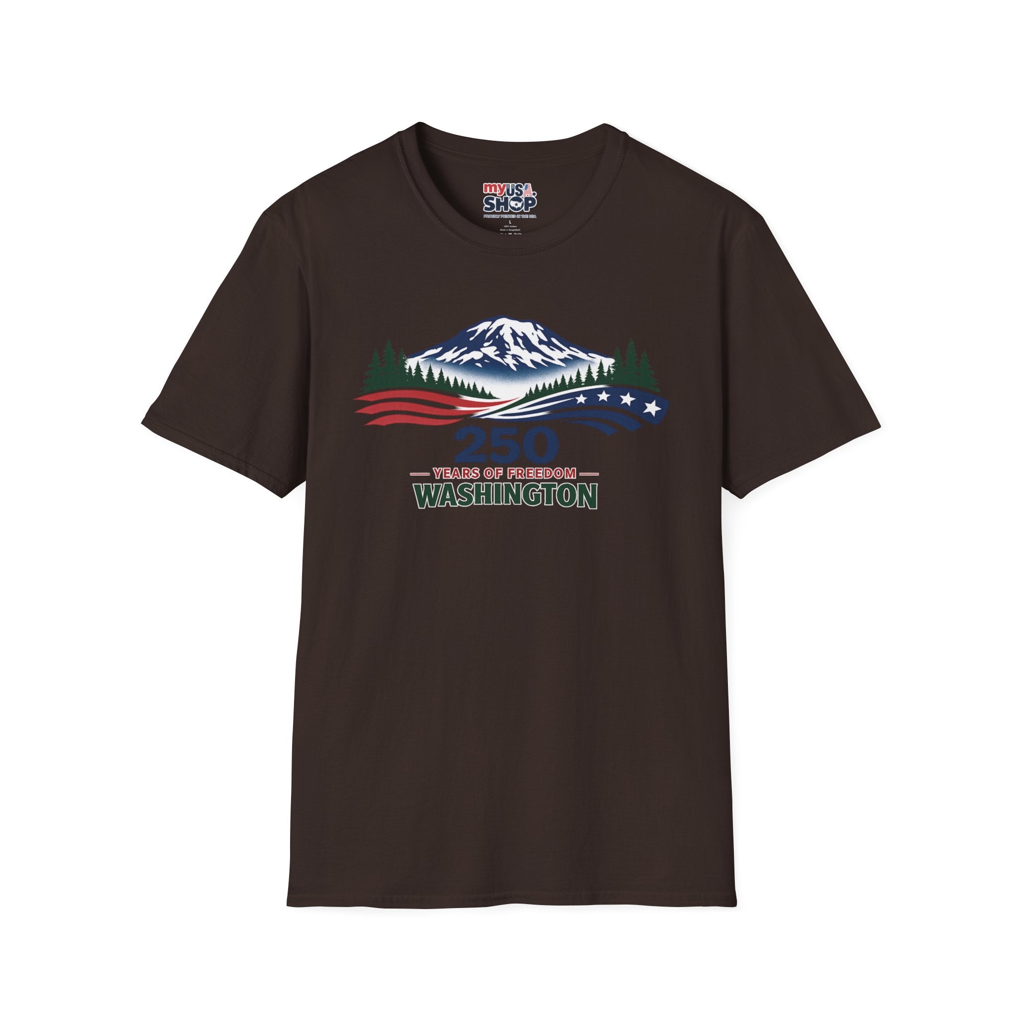 America 250 Washington T-Shirt - Unisex Softstyle T-Shirt