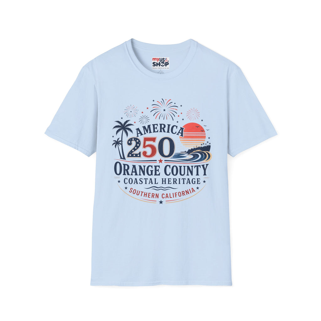 America 250 Orange County California Coastal Heritage T-Shirt