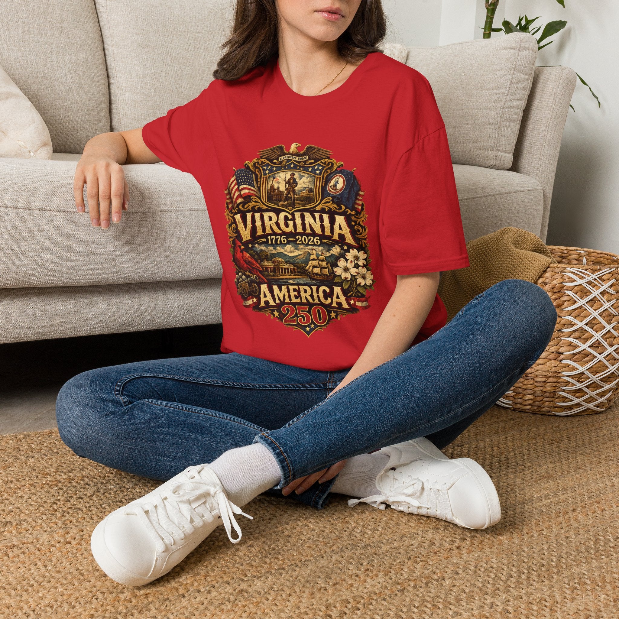 America 250 Co Virginia 250th Anniversary T-Shirt - Commemorative State Pride Tee