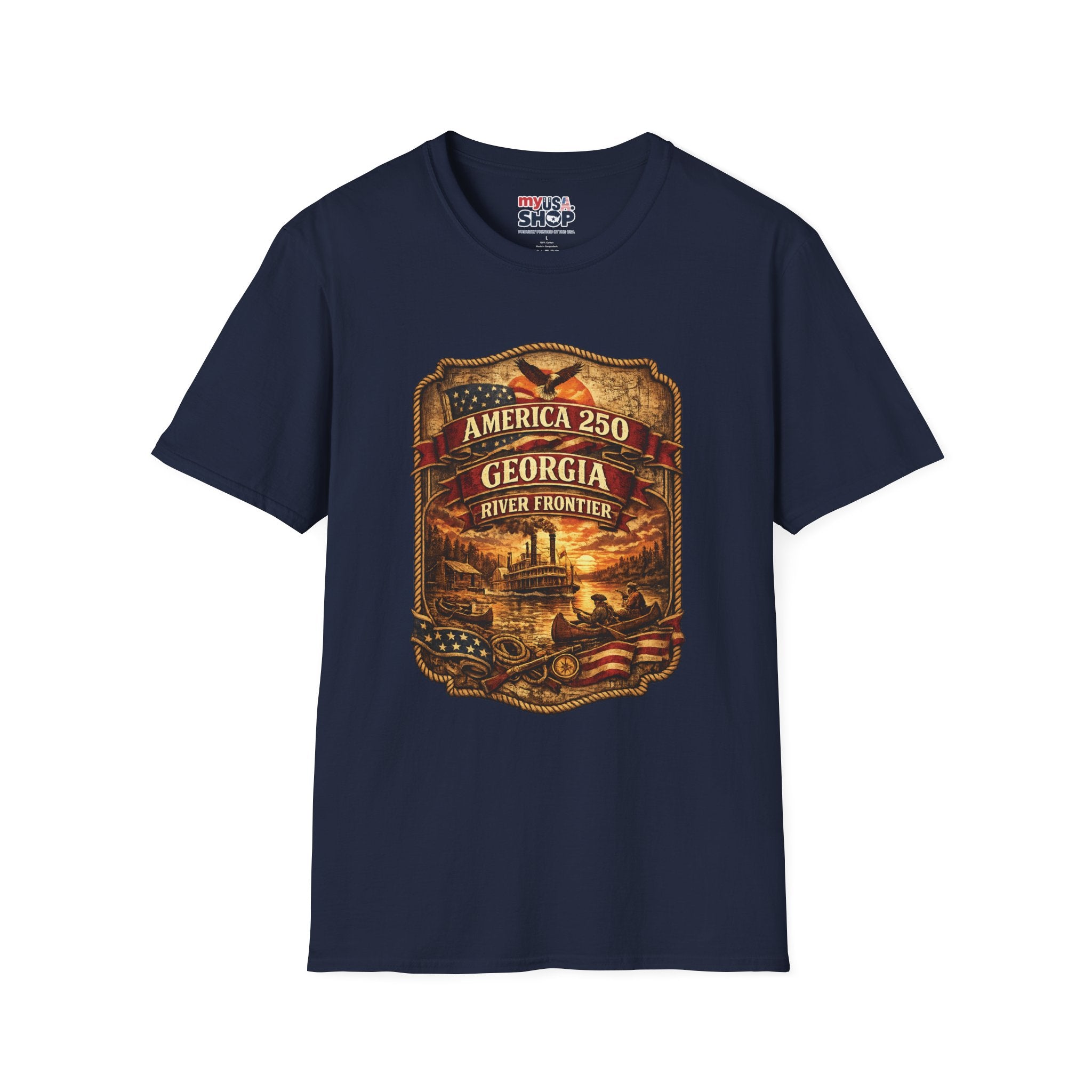 America 250 Georgia - River Frontier T‑Shirt