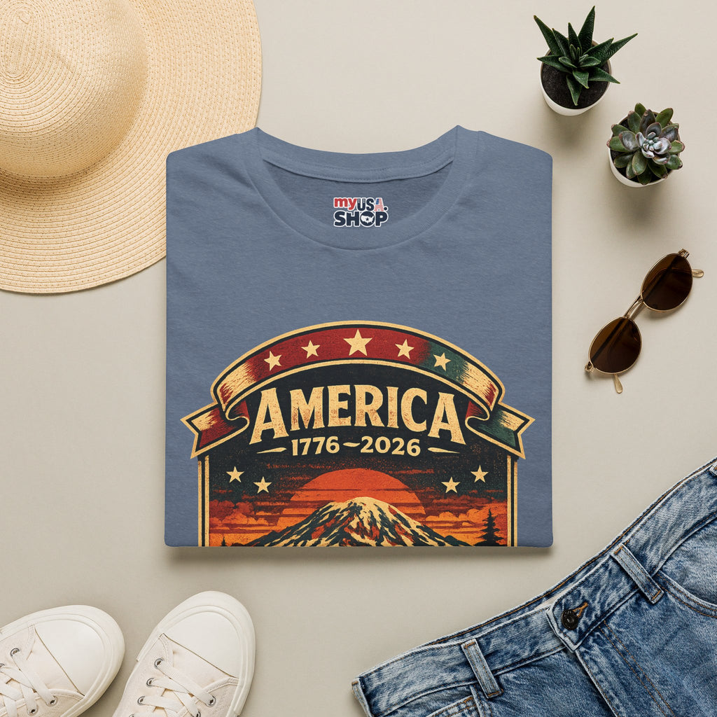 America 250 - Washington State Vintage T-Shirt