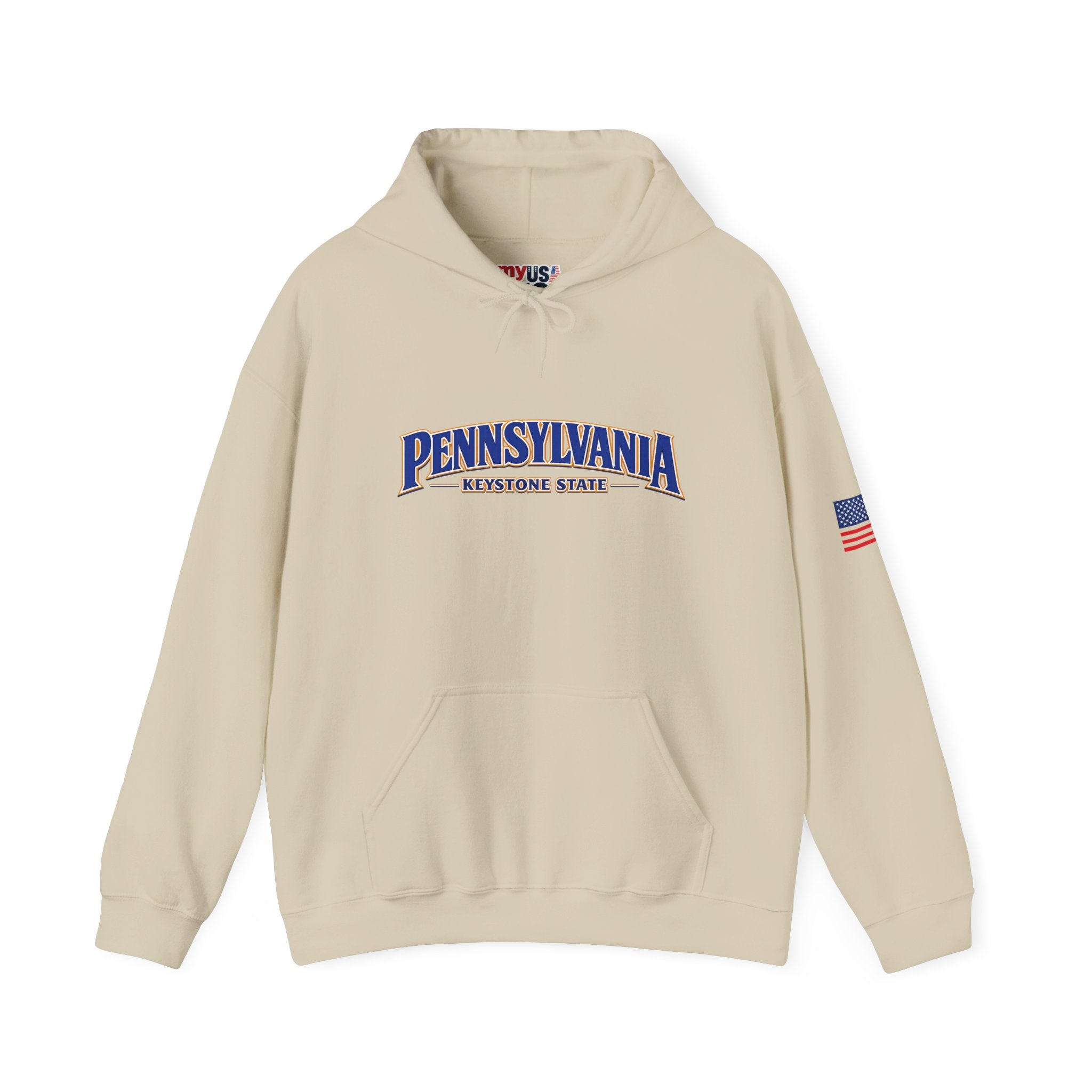 Pennsylvania Keystone State Heavy Blend Hooded Sweatshirt