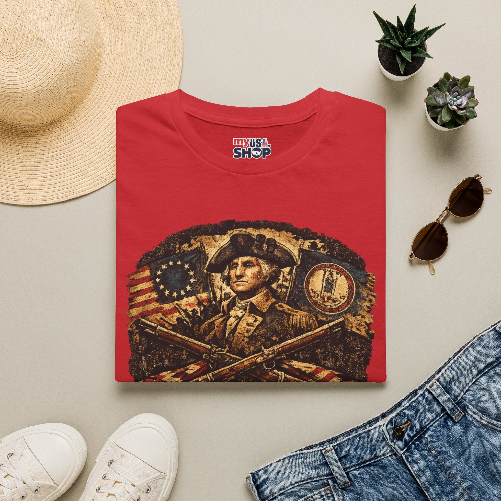 America 250 Virginia- American Freedom Tee Design