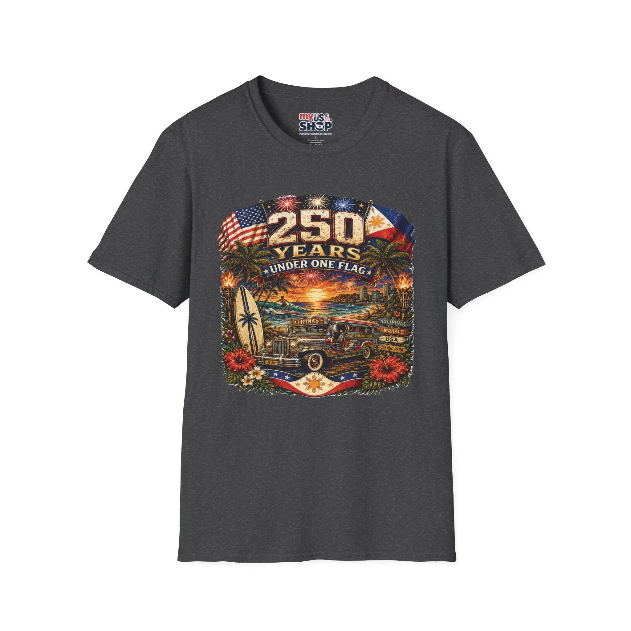 America 250 Years Under One Flag — USA & Philippines Patriotic