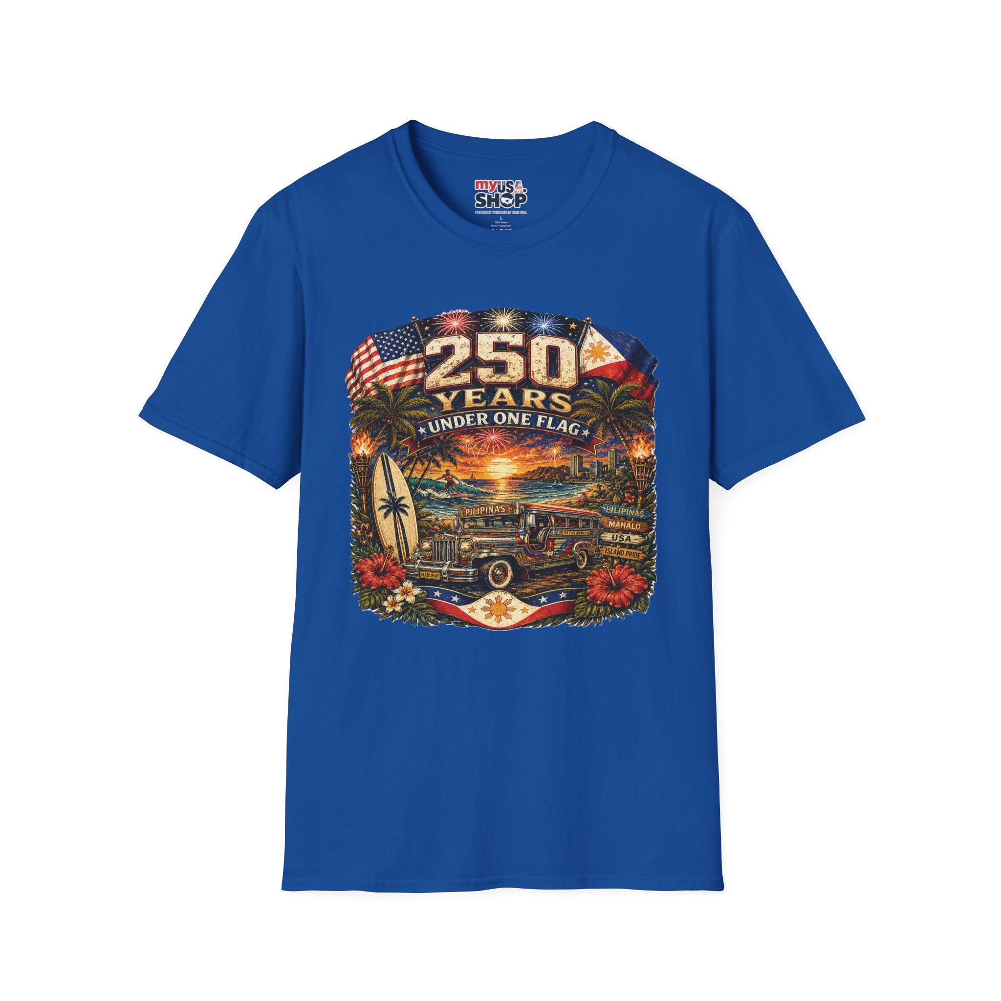 America 250 Years Under One Flag — USA & Philippines Patriotic