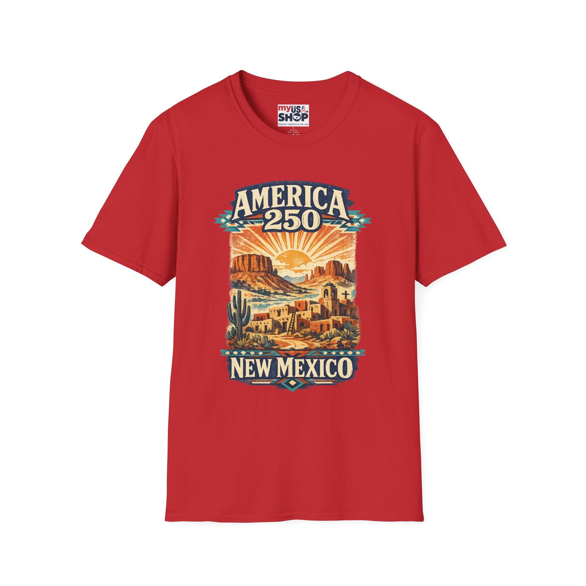 America 250 x New Mexico — Vintage Desert Sunset