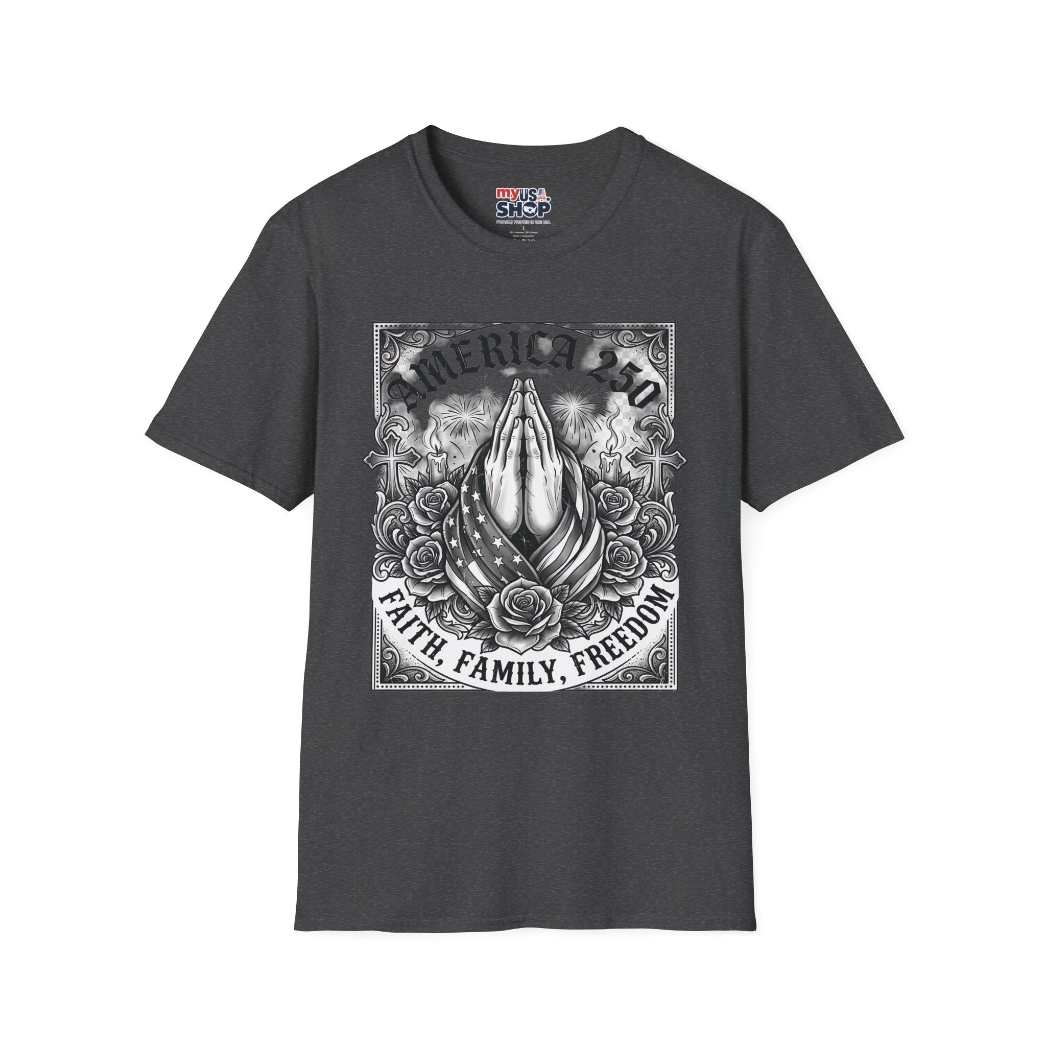 America 250 Praying Hands — Faith, Family, Freedom