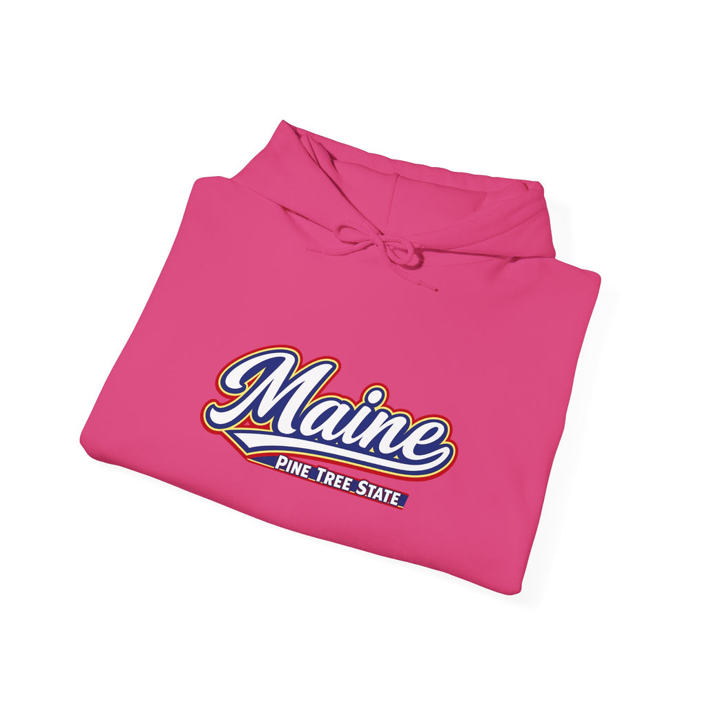 Maine Pine Tree State Heavy Blend Hooded Sweatshirt