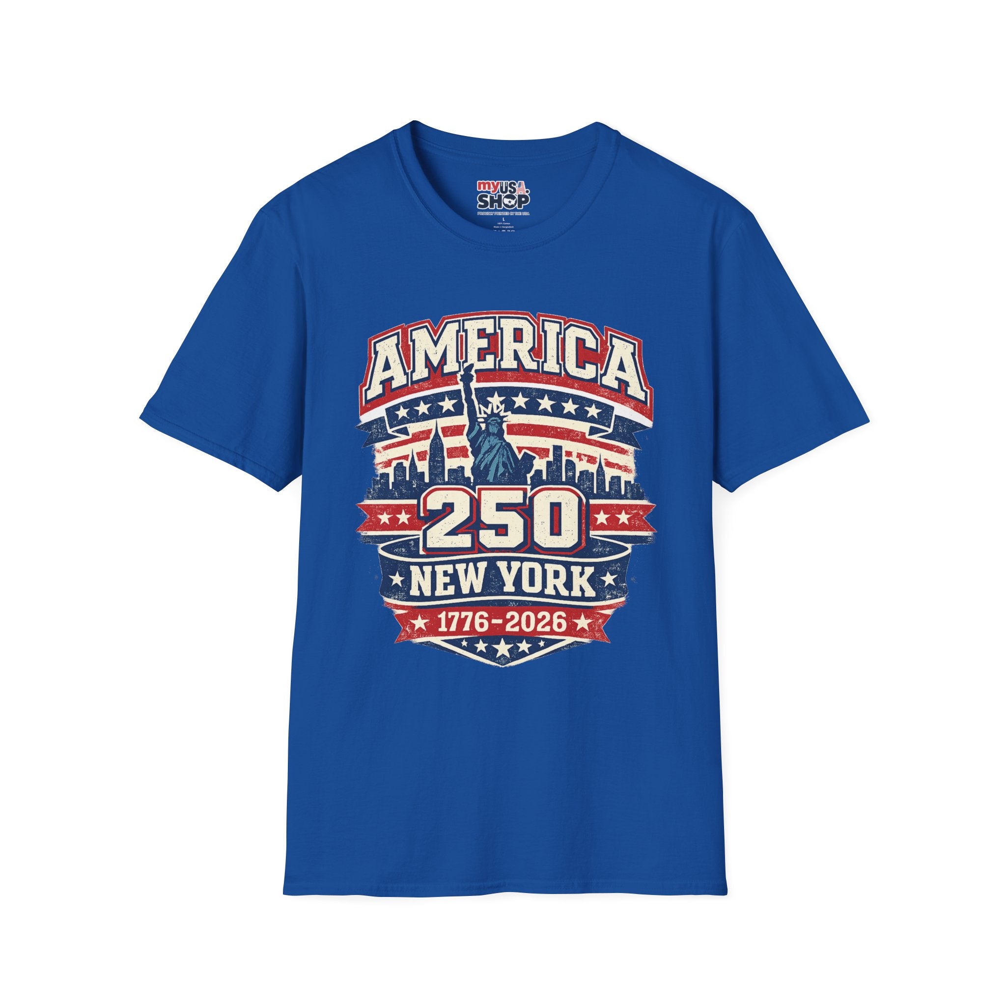 America 250 New York — 1776-2026 Patriotic Tee
