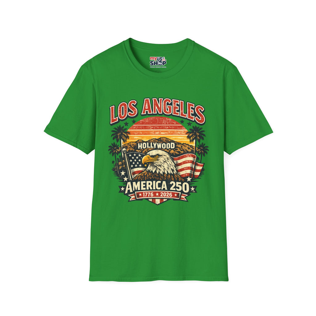 America 250 Vintage Los Angeles Freedom Celebration California Tee