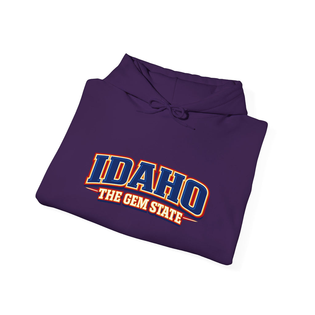 Idaho The Gem State Heavy Blend Hooded Sweatshirt