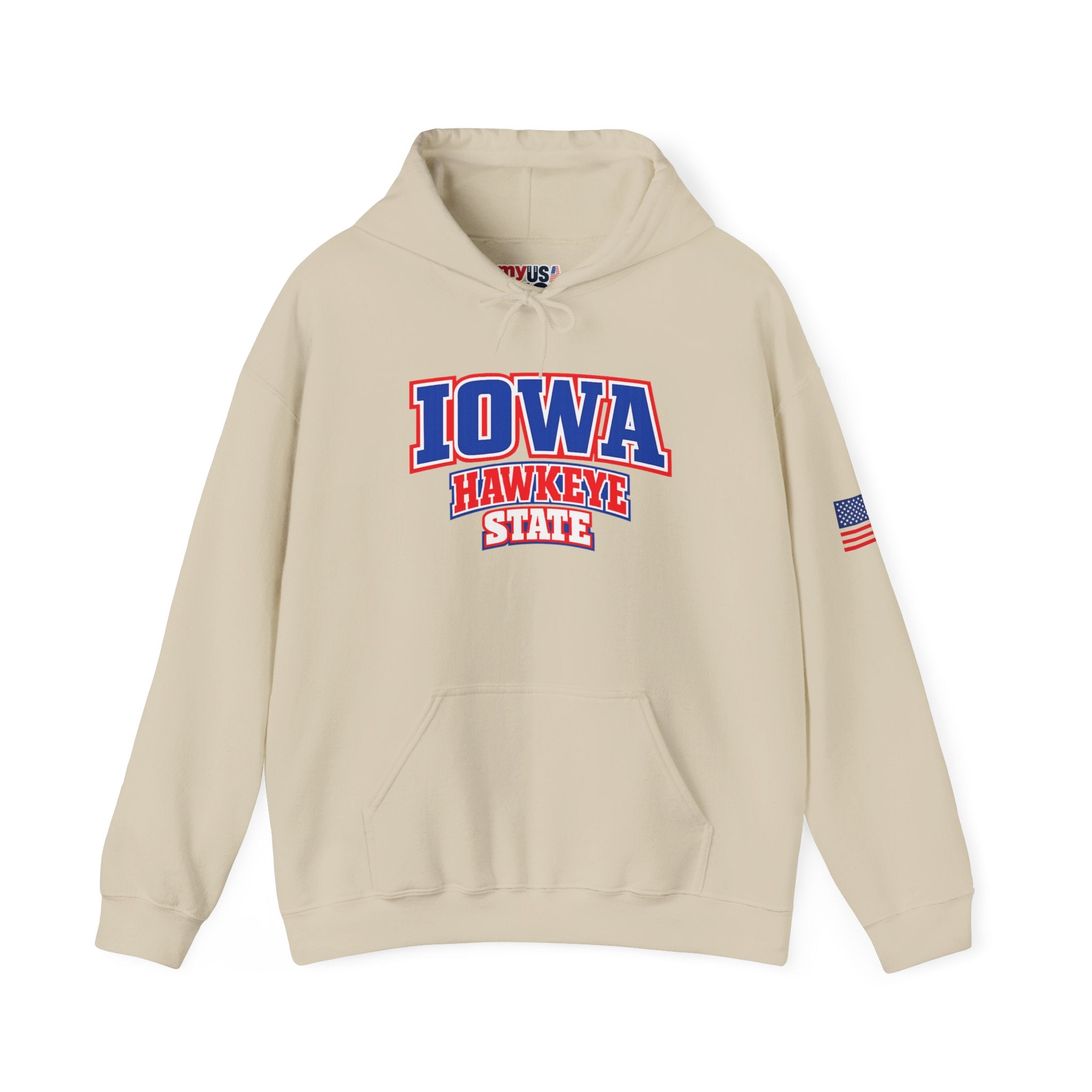 Iowa Hawkeye State Heavy Blend Hooded Sweatshirt