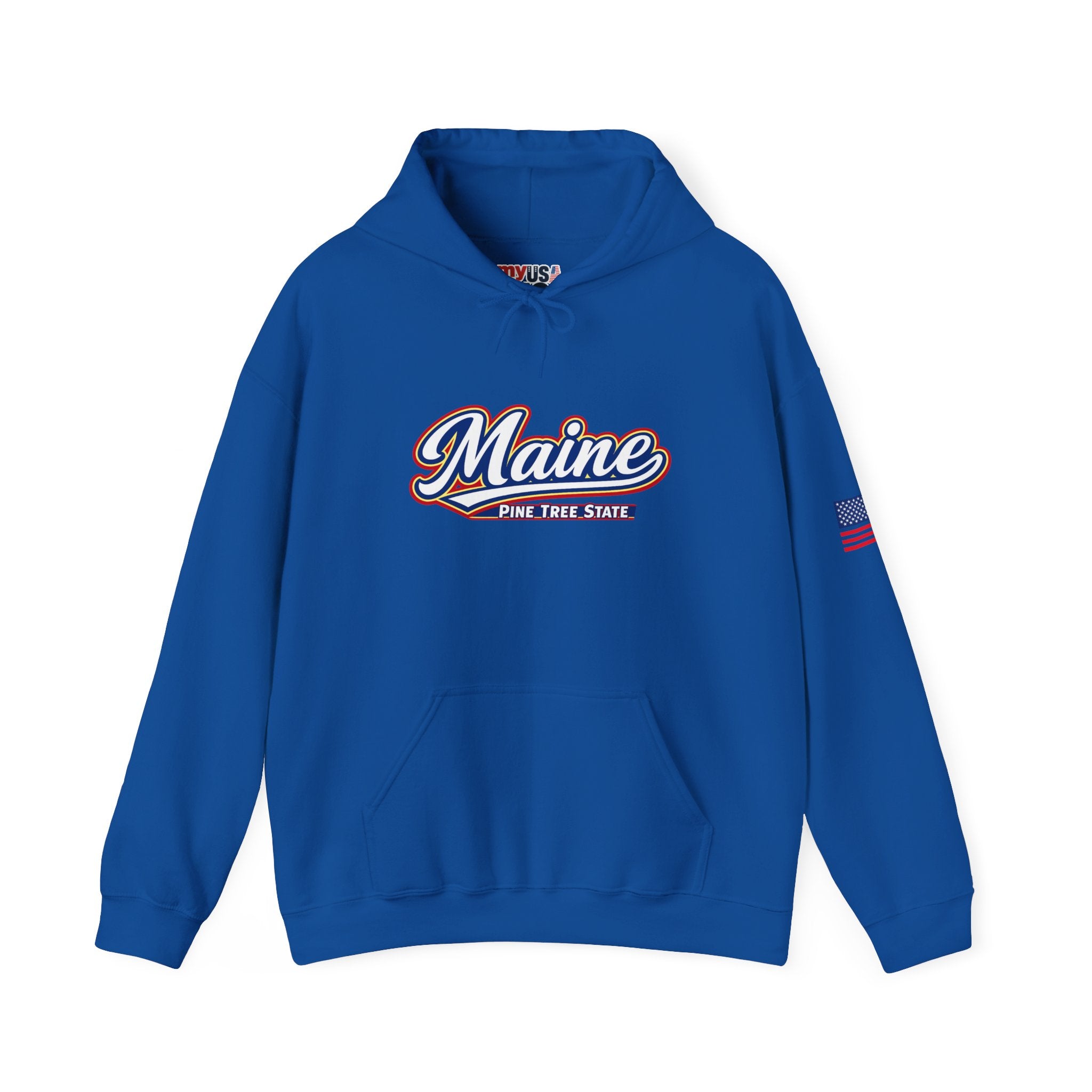 Maine Pine Tree State Heavy Blend Hooded Sweatshirt