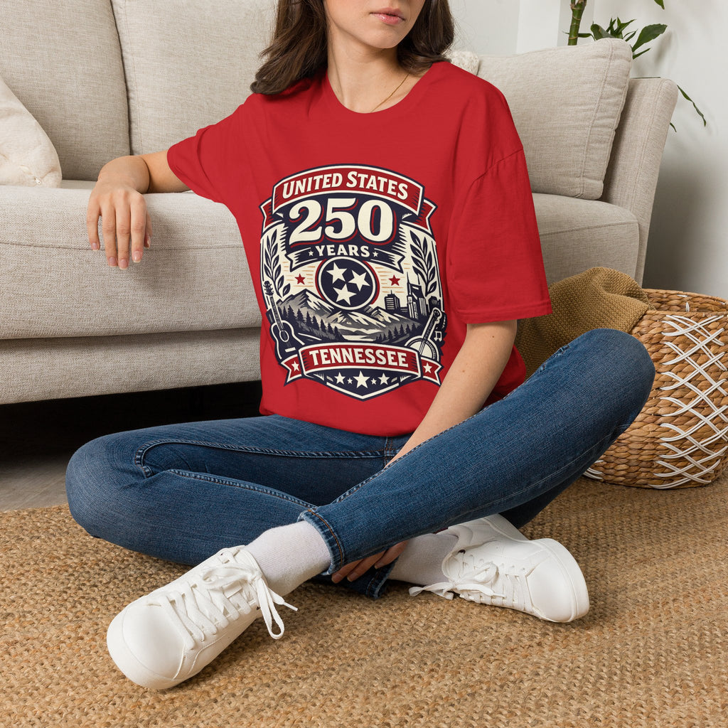 America 250 Tennessee T-Shirt — United States 250 Years Heritage Graphic Tee
