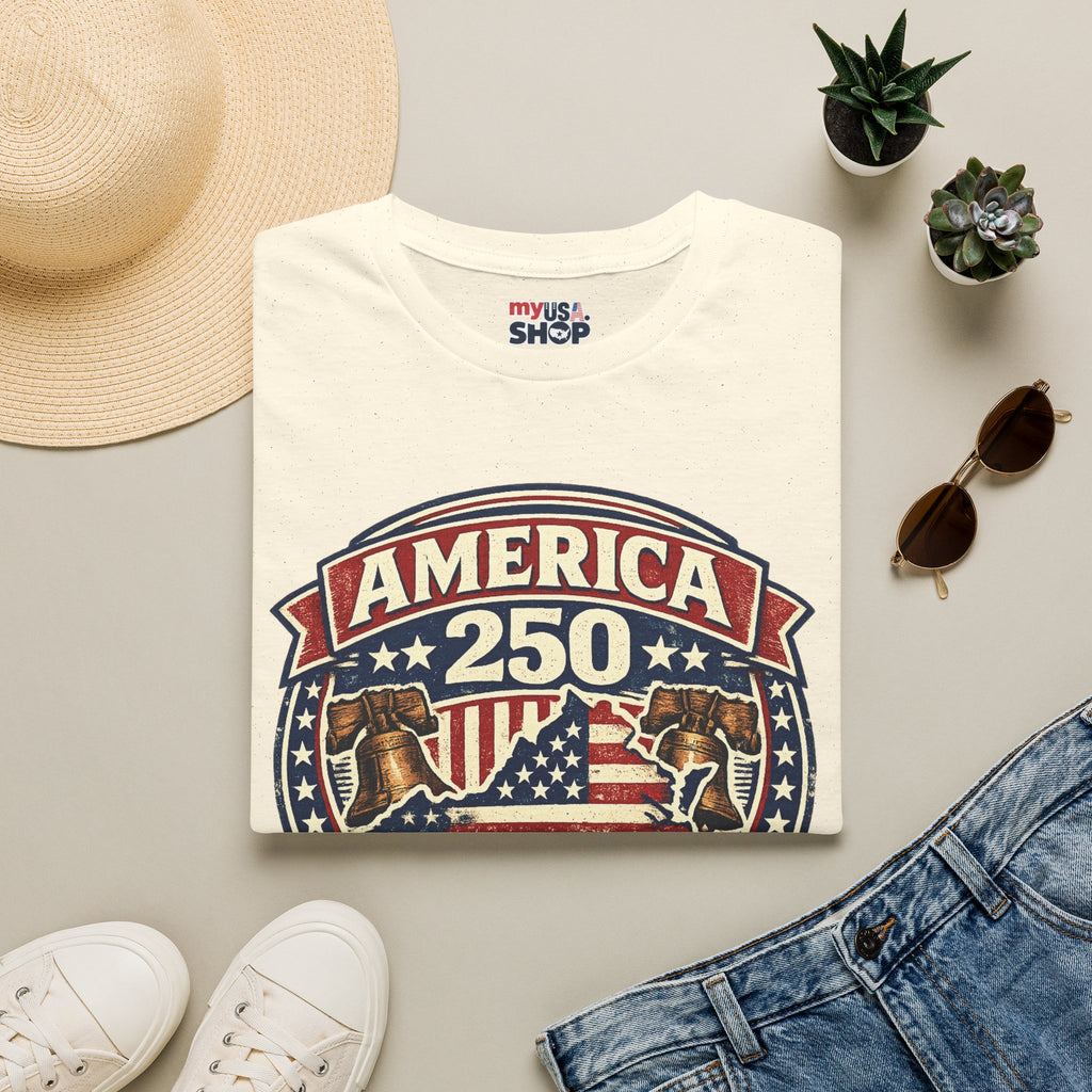 America 250 Virginia Commemorative T-Shirt — 1776–2026 Celebration Tee