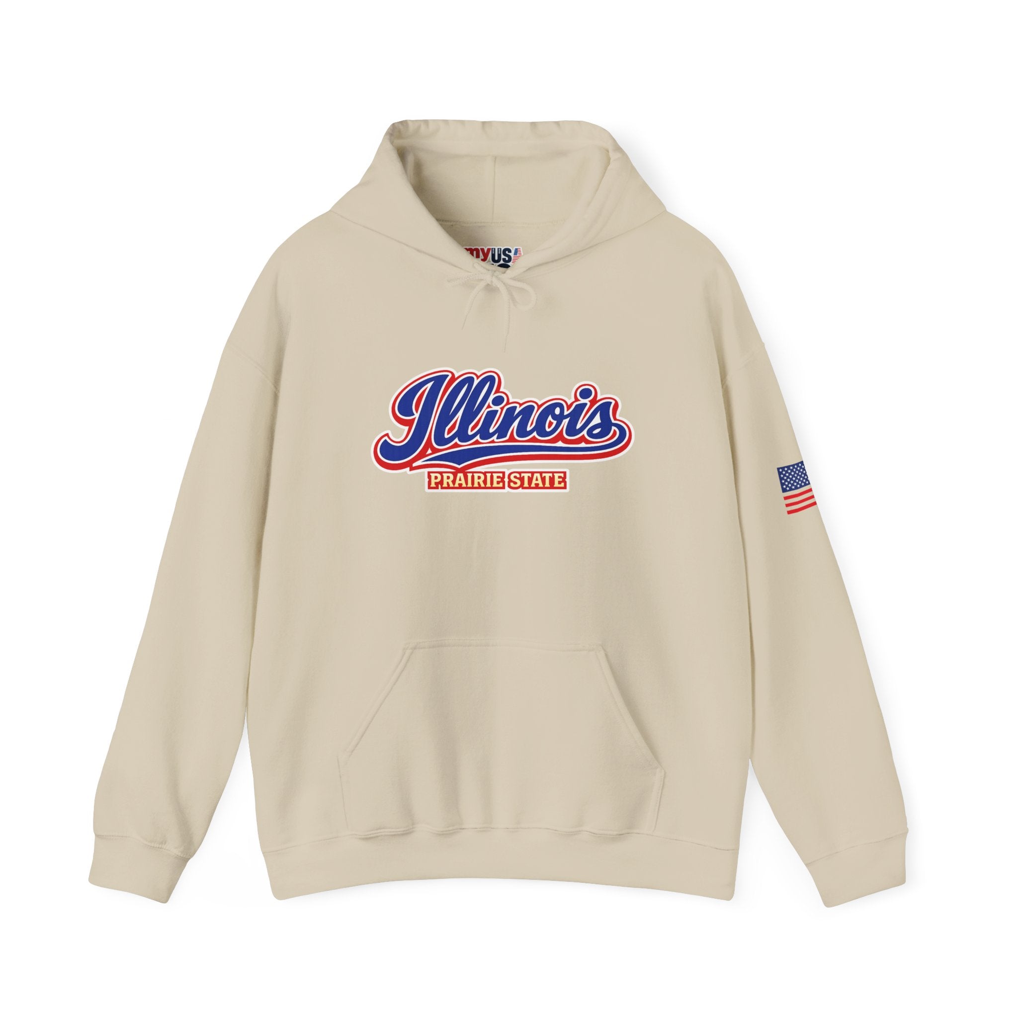 Illinois Prairie State Heavy Blend Hooded Sweatshirt