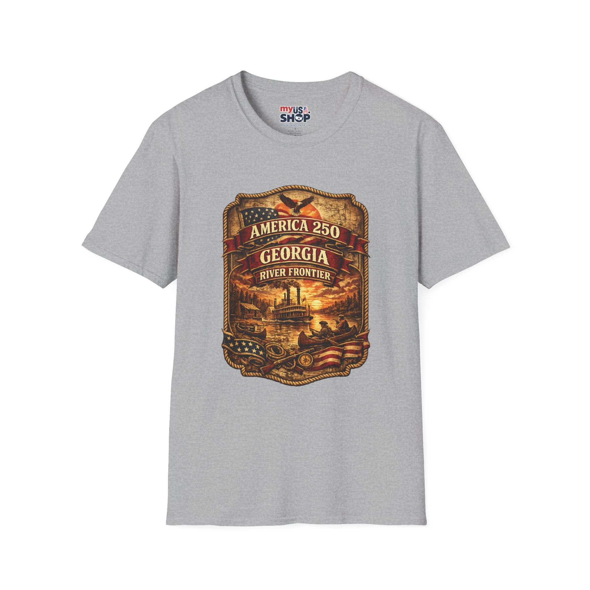 America 250 Georgia - River Frontier T‑Shirt
