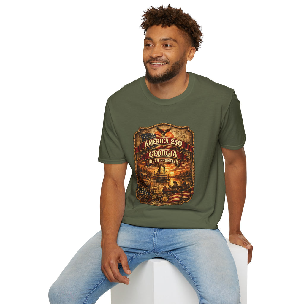 America 250 Georgia - River Frontier T‑Shirt