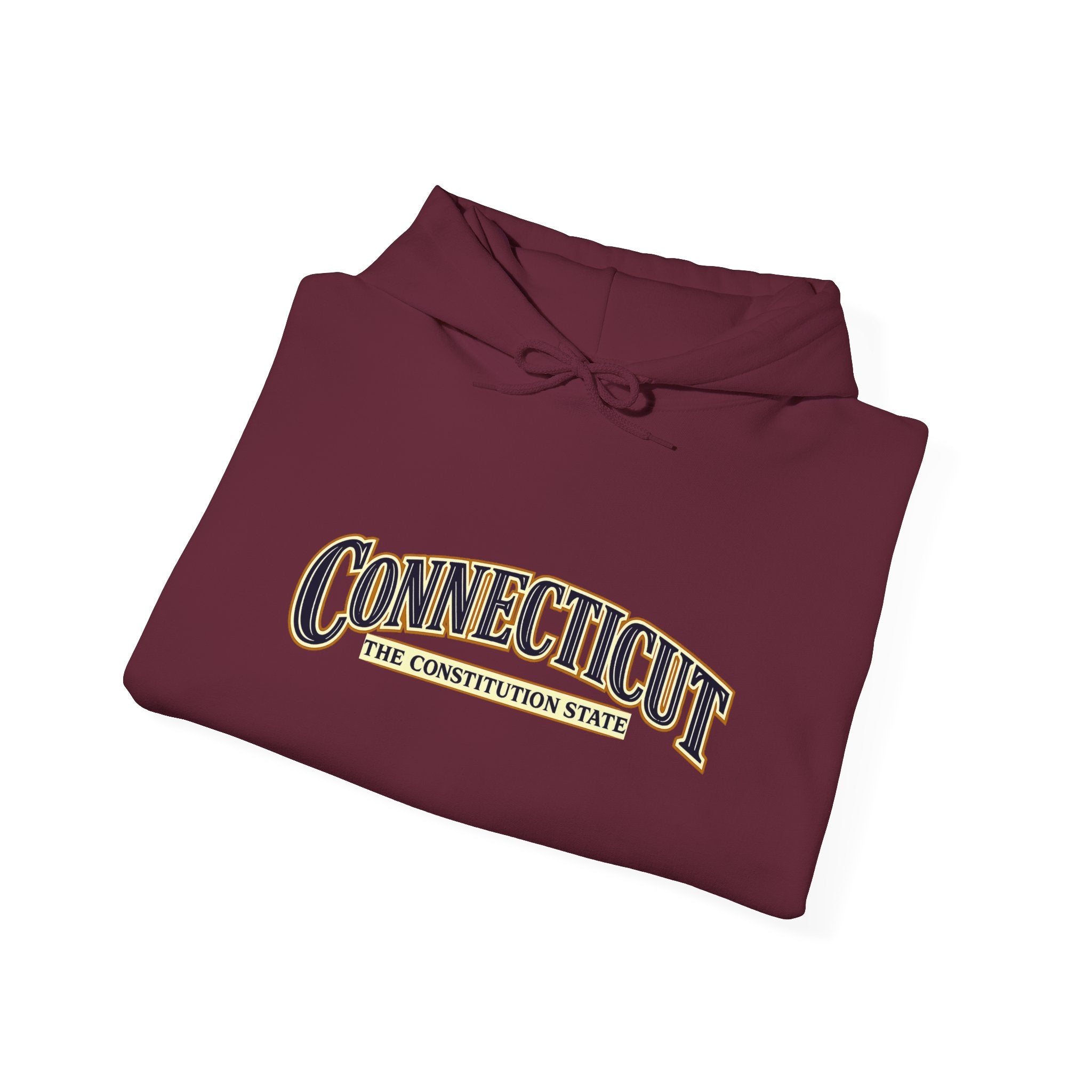 Connecticut The Constitution State Heavy Blend Hooded Sweatshirt