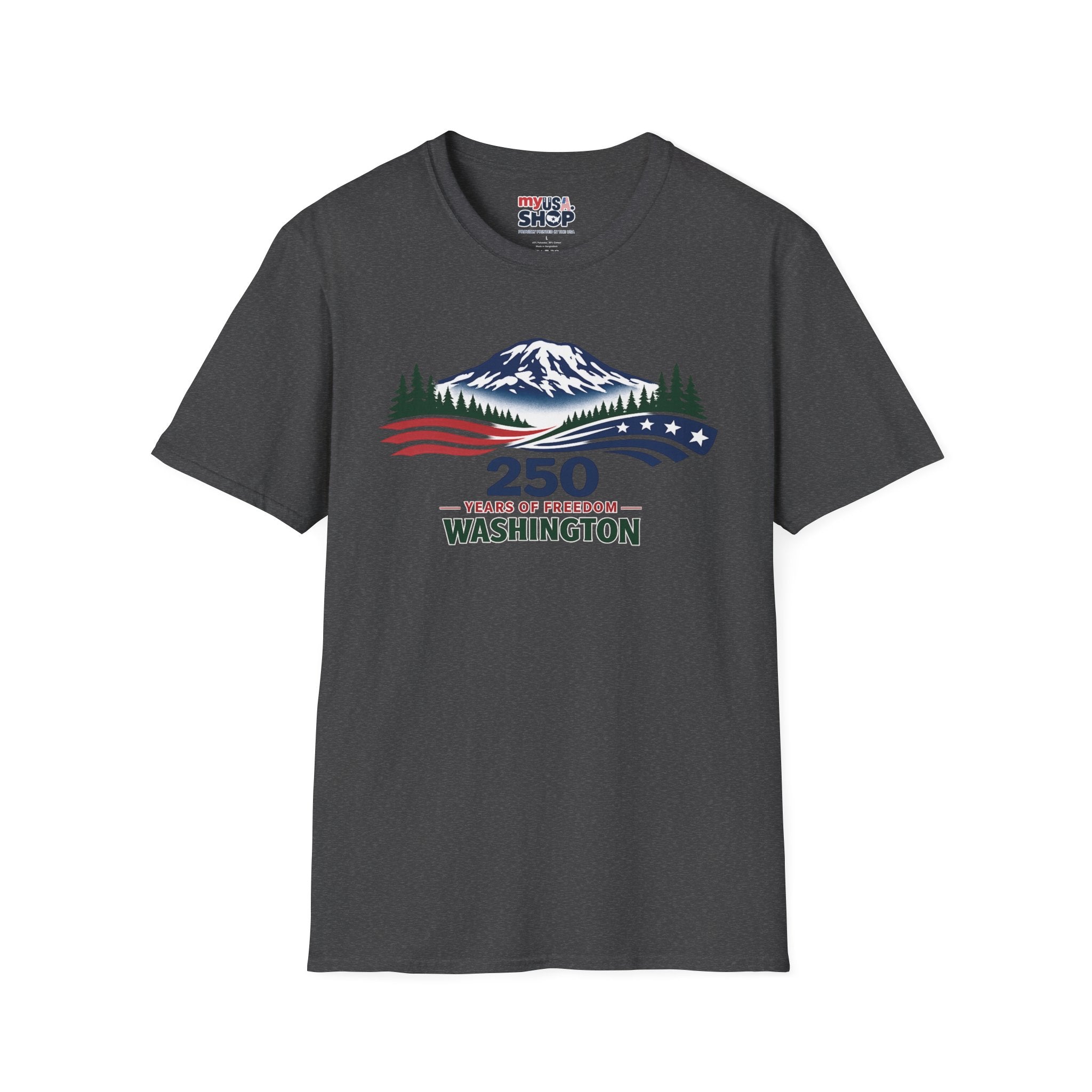 America 250 Washington T-Shirt - Unisex Softstyle T-Shirt