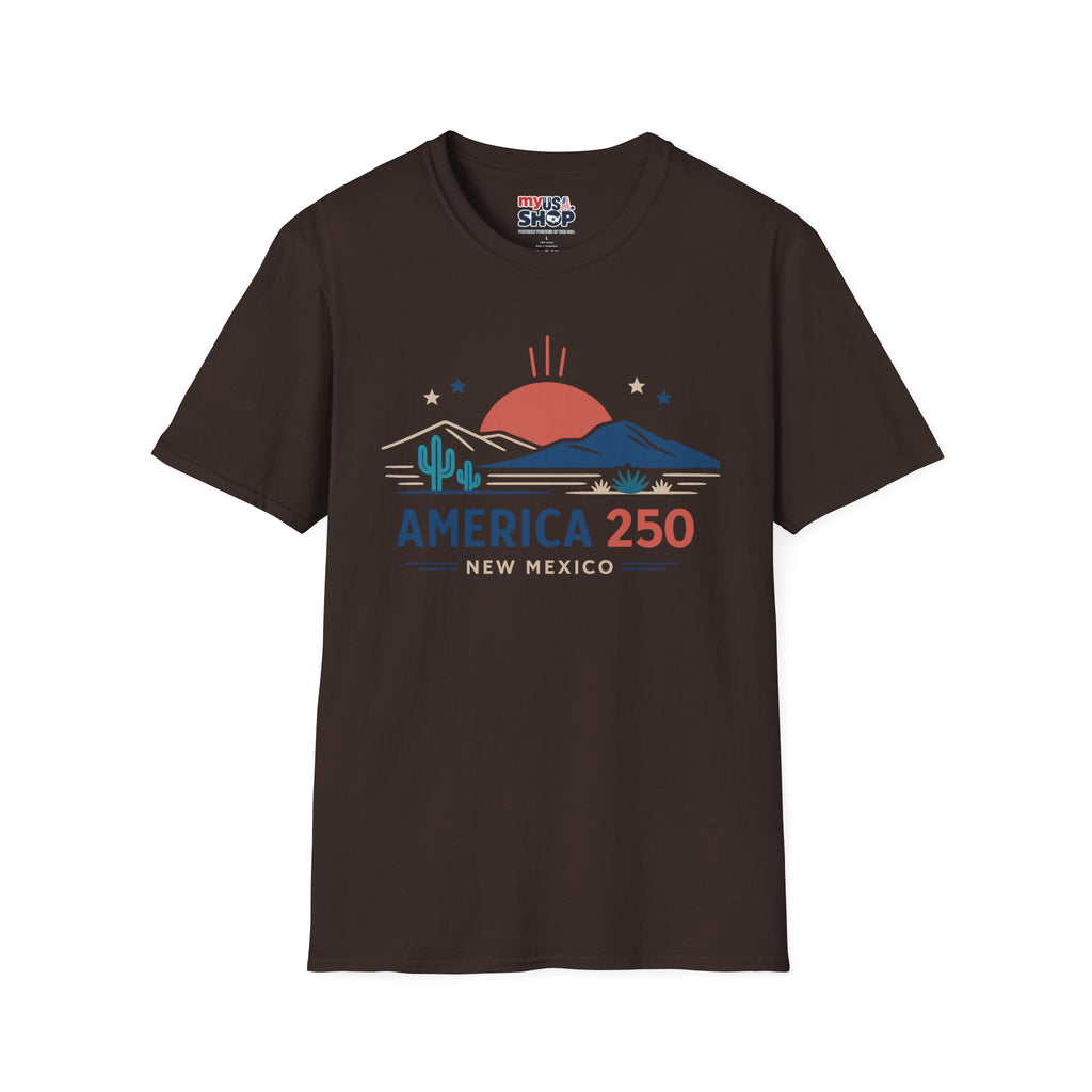 America 250 T-Shirt — New Mexico Desert Sunrise Graphic Tee