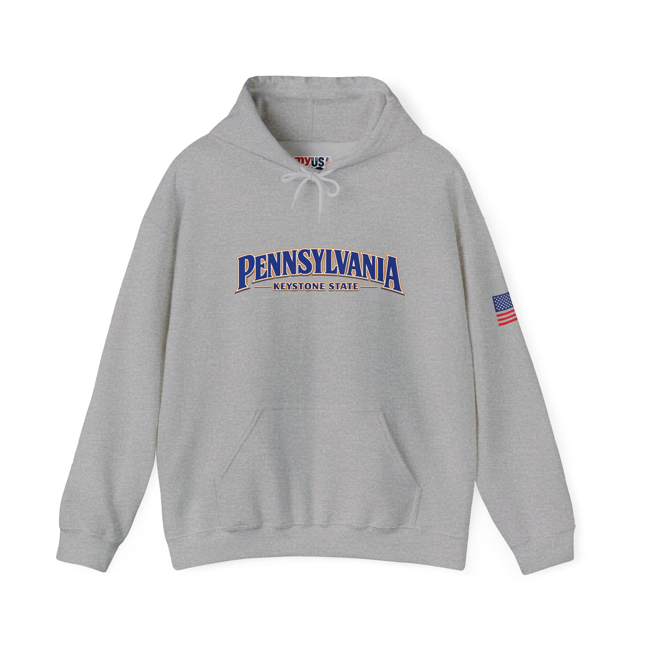 Pennsylvania Keystone State Heavy Blend Hooded Sweatshirt
