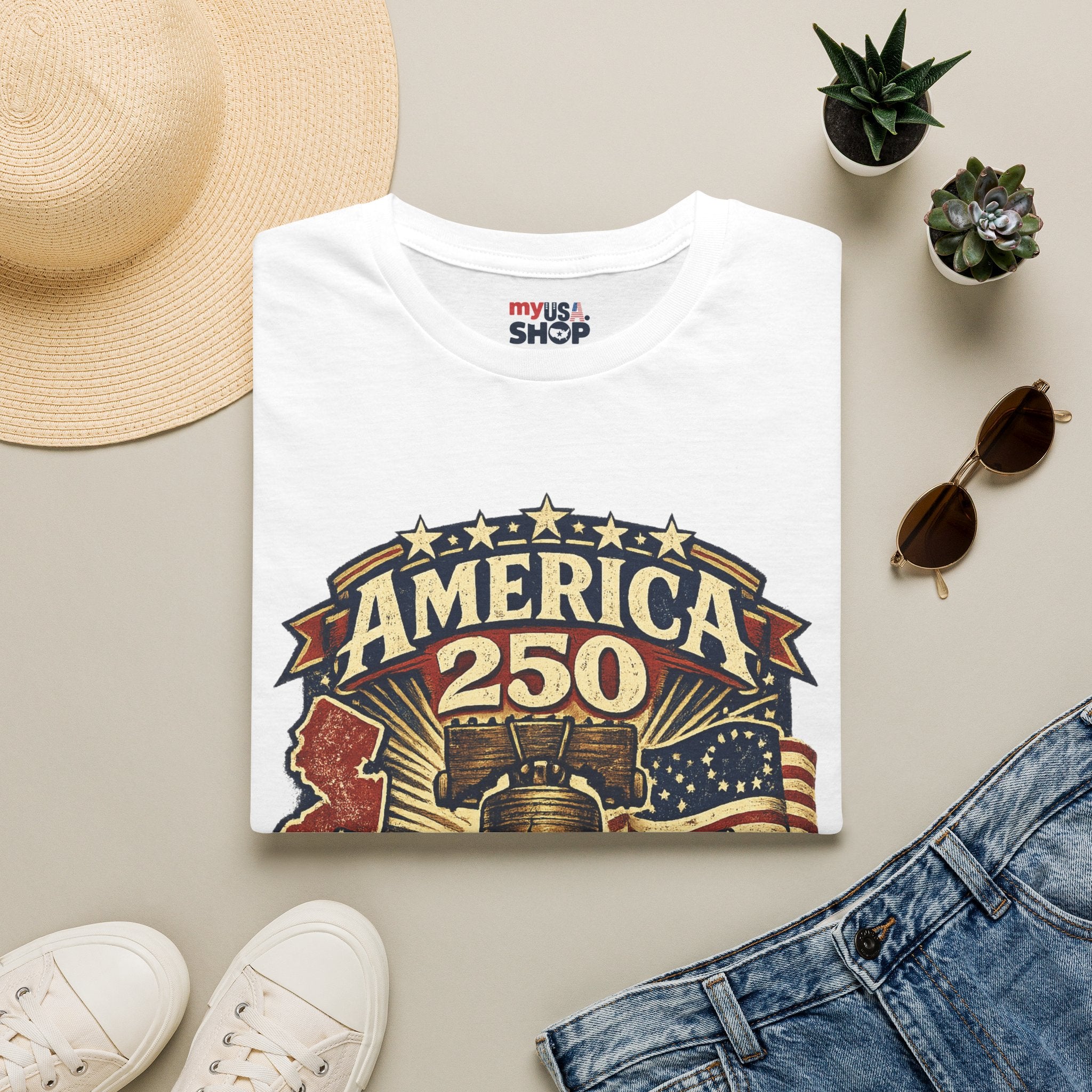 America 250 — New Jersey Bicentennial 1776–2026 Celebratory